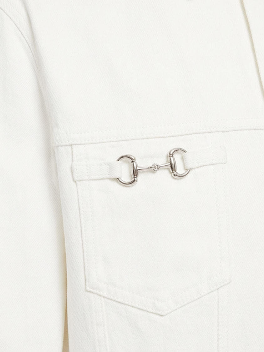 Gucci White denim jacket
