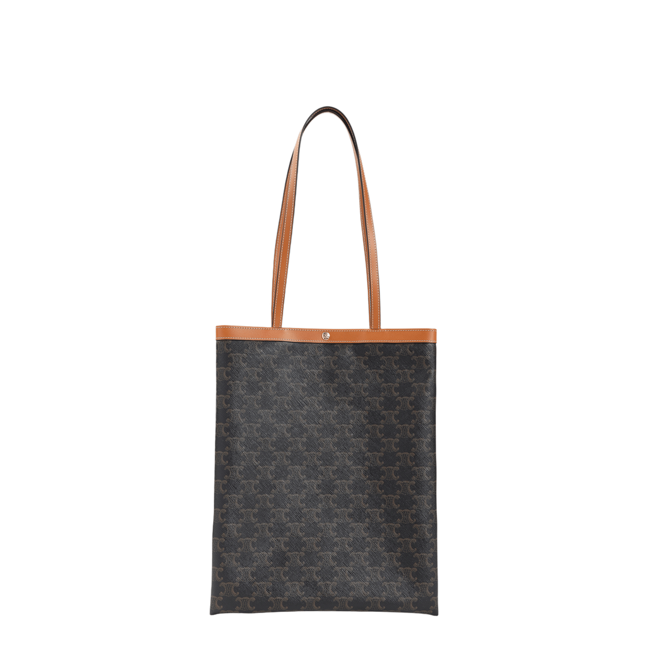 Celine Triomphe Medium Canvas/Calf Handbag - Miel