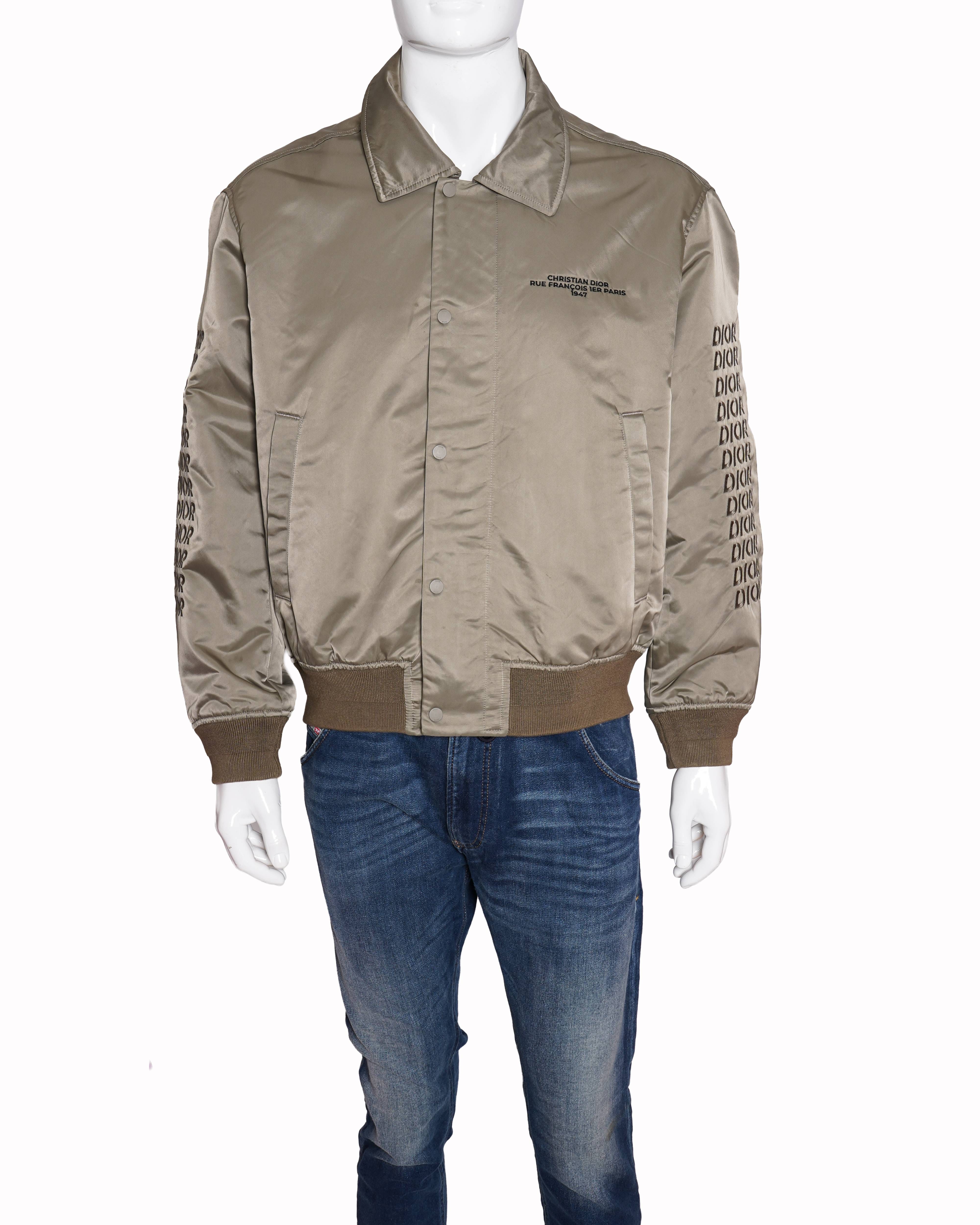 Dior Christian Dior stone island bomber jacket