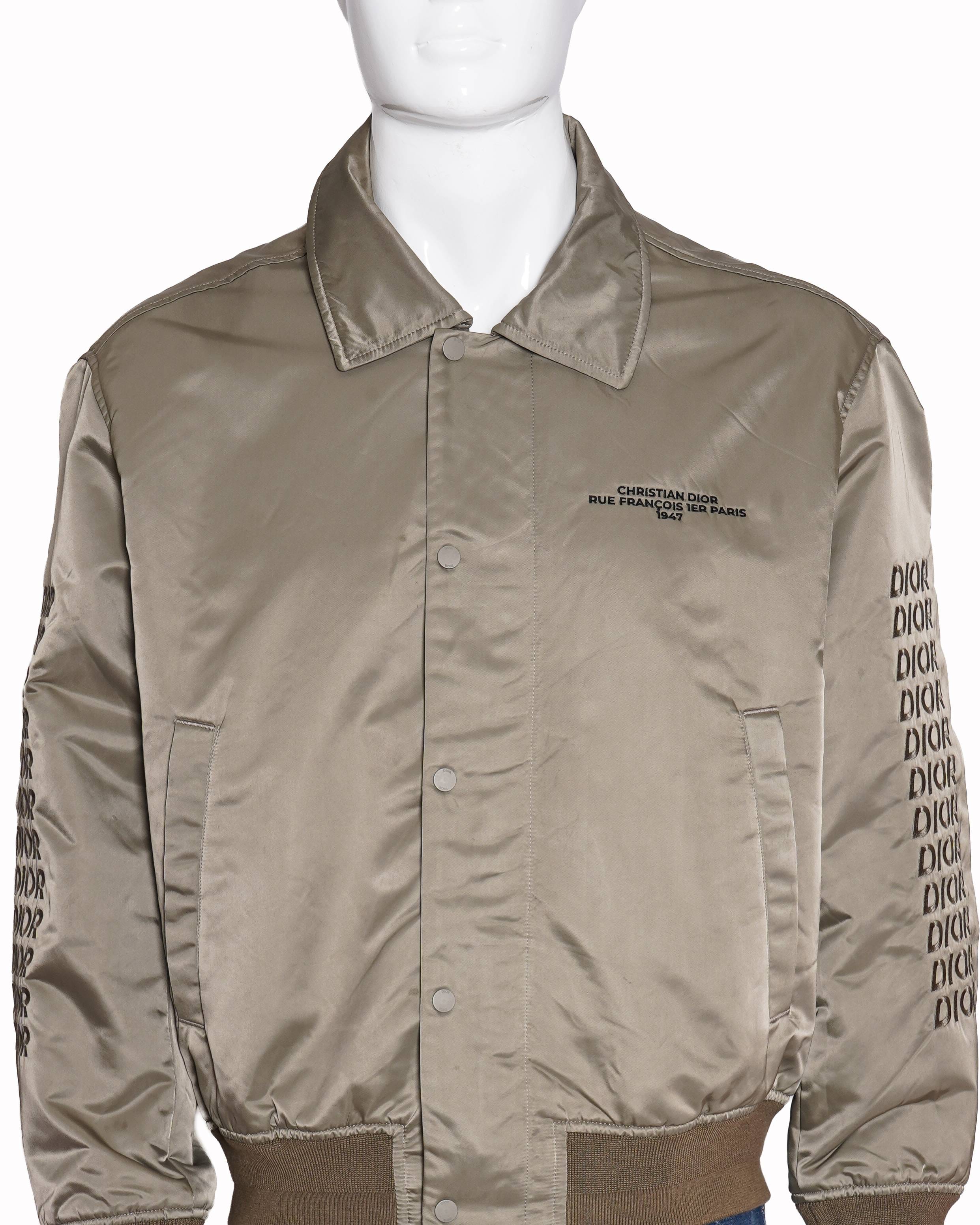 Dior Christian Dior stone island bomber jacket
