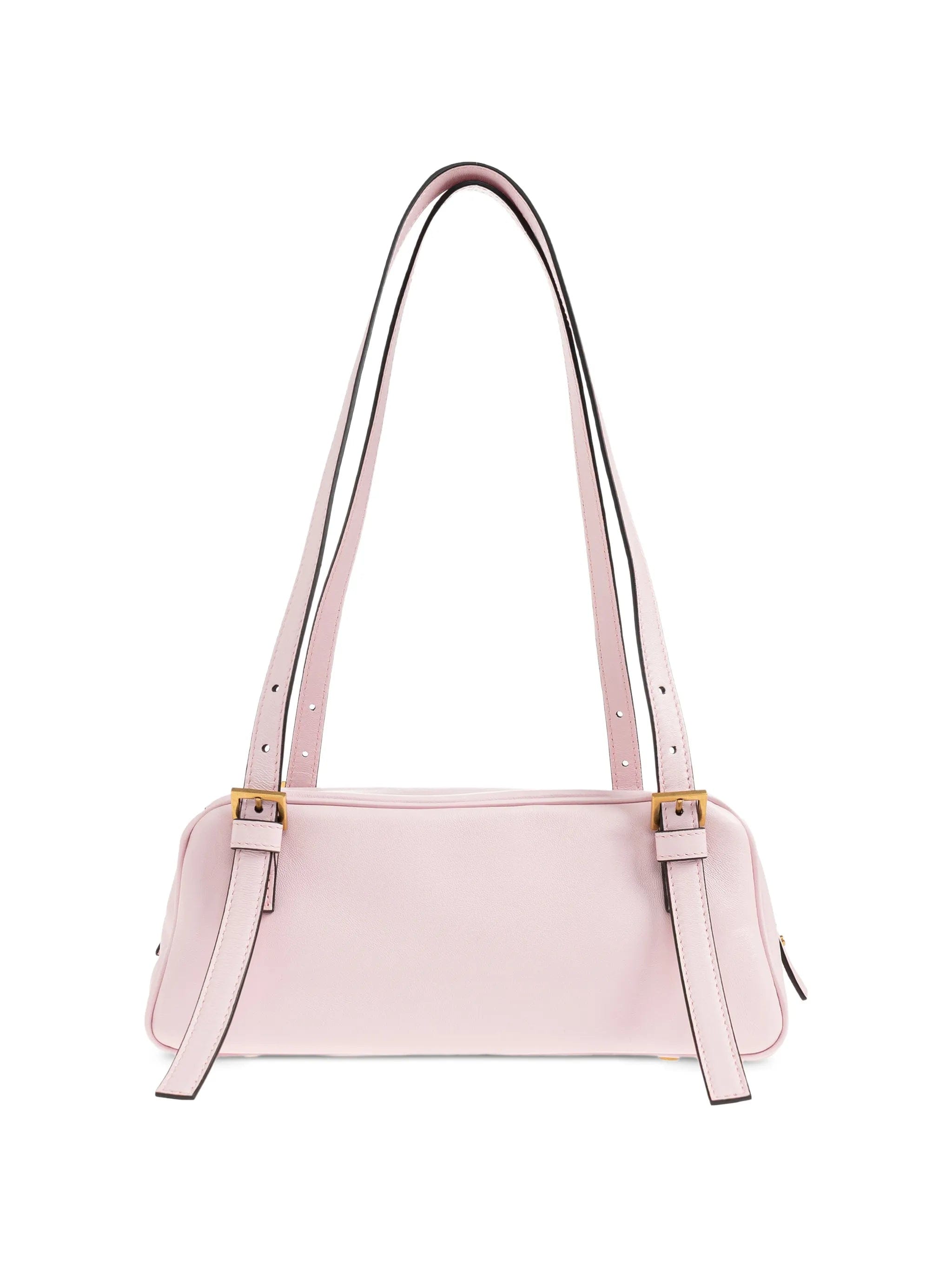 Versace Emblème leather shoulder bag