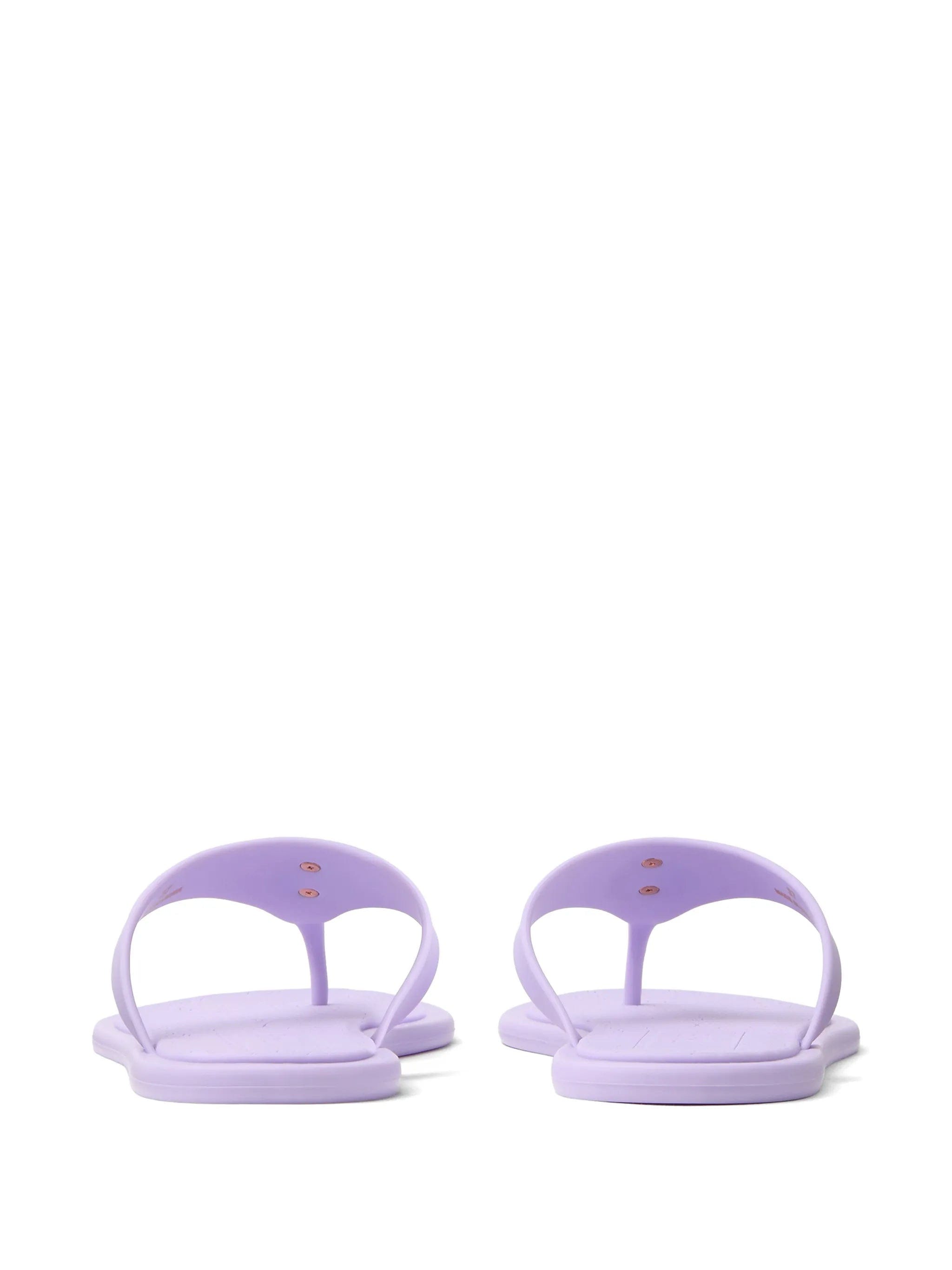 Versace Alia rubber flat sandals