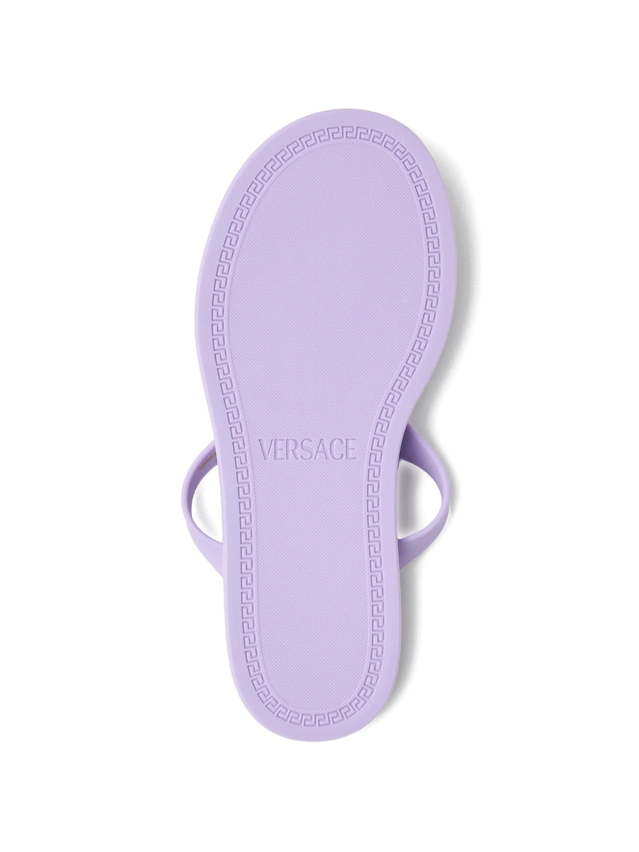 Versace Alia rubber flat sandals