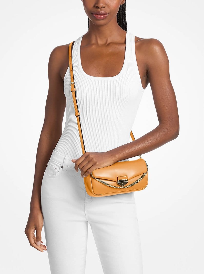 Michael Kors Soho Small Convertible Shoulder Bag Honeywheat
