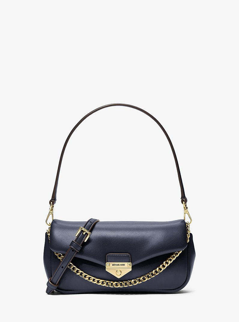 Michael Kors Soho Small Convertible Shoulder Bag Navy