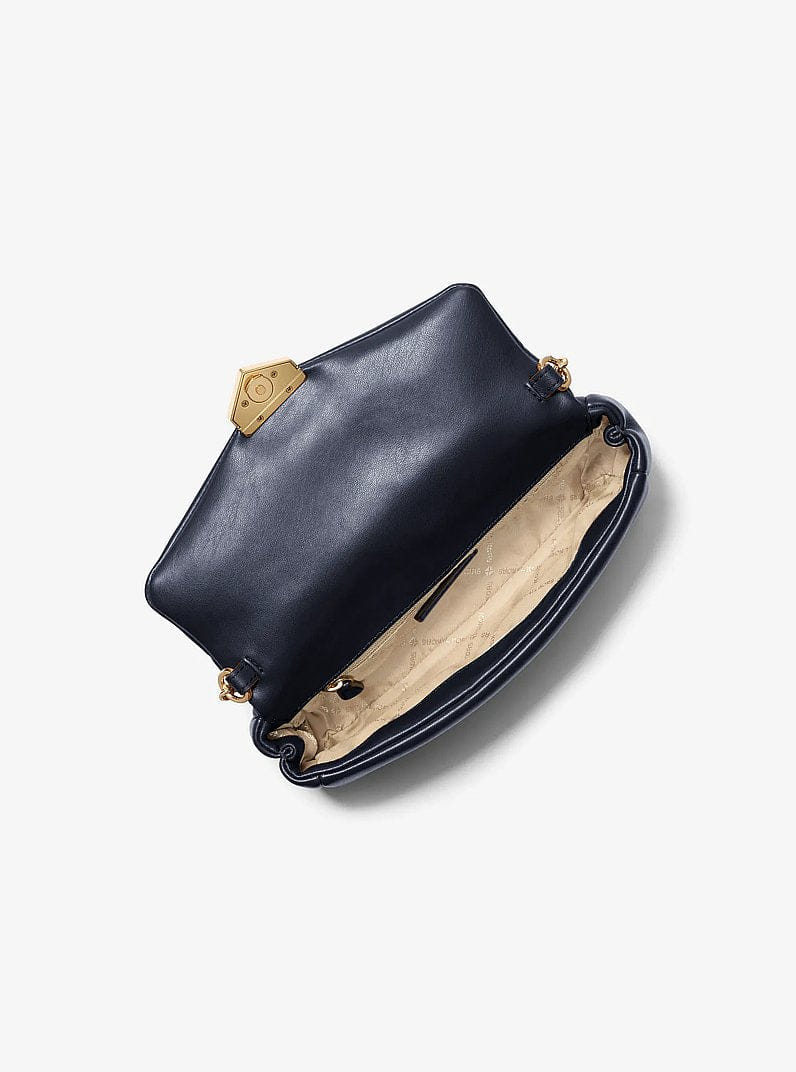 Michael Kors Soho Small Convertible Shoulder Bag Navy