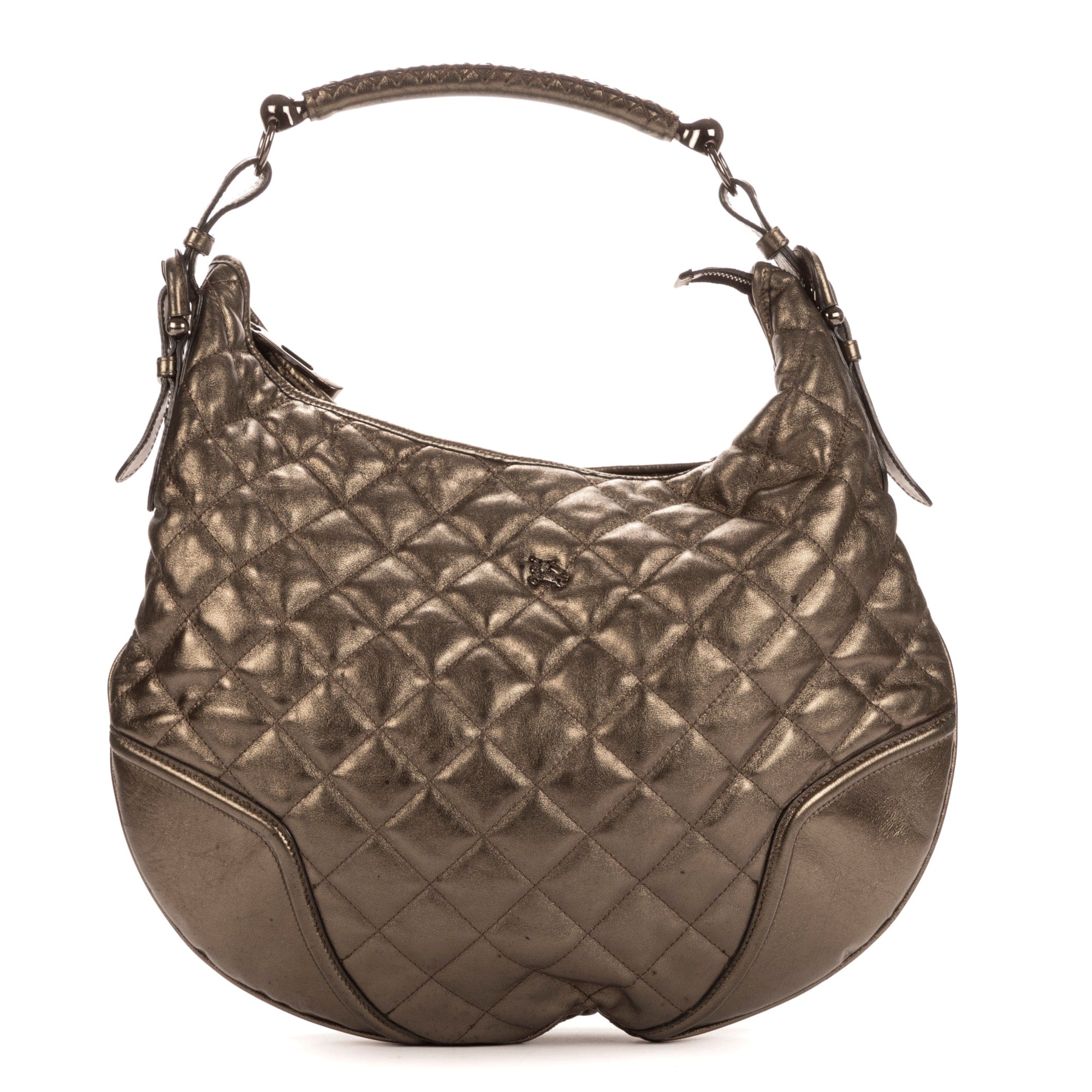 Burberry Bronze Calf Leather Hoxton Hobo EAH0034