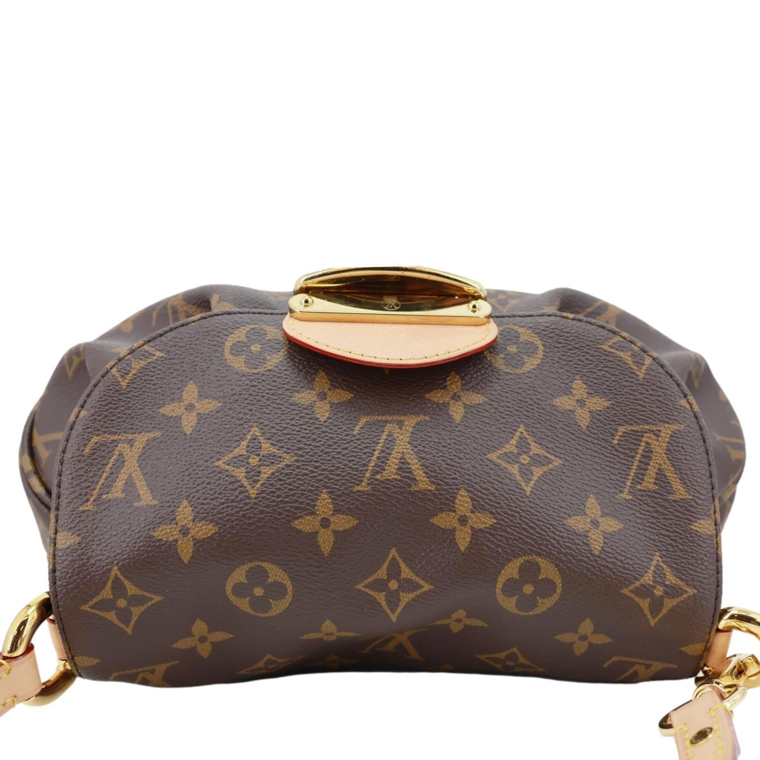 LOUIS VUITTON Sunset Monogram Coated Canvas Shoulder Bag Brown