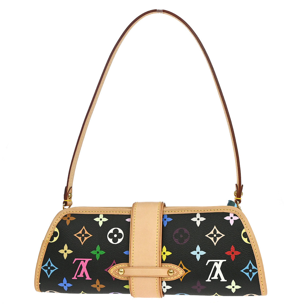 Louis Vuitton 2005 Black Multicolor Shirley Shoulder Bag M40050