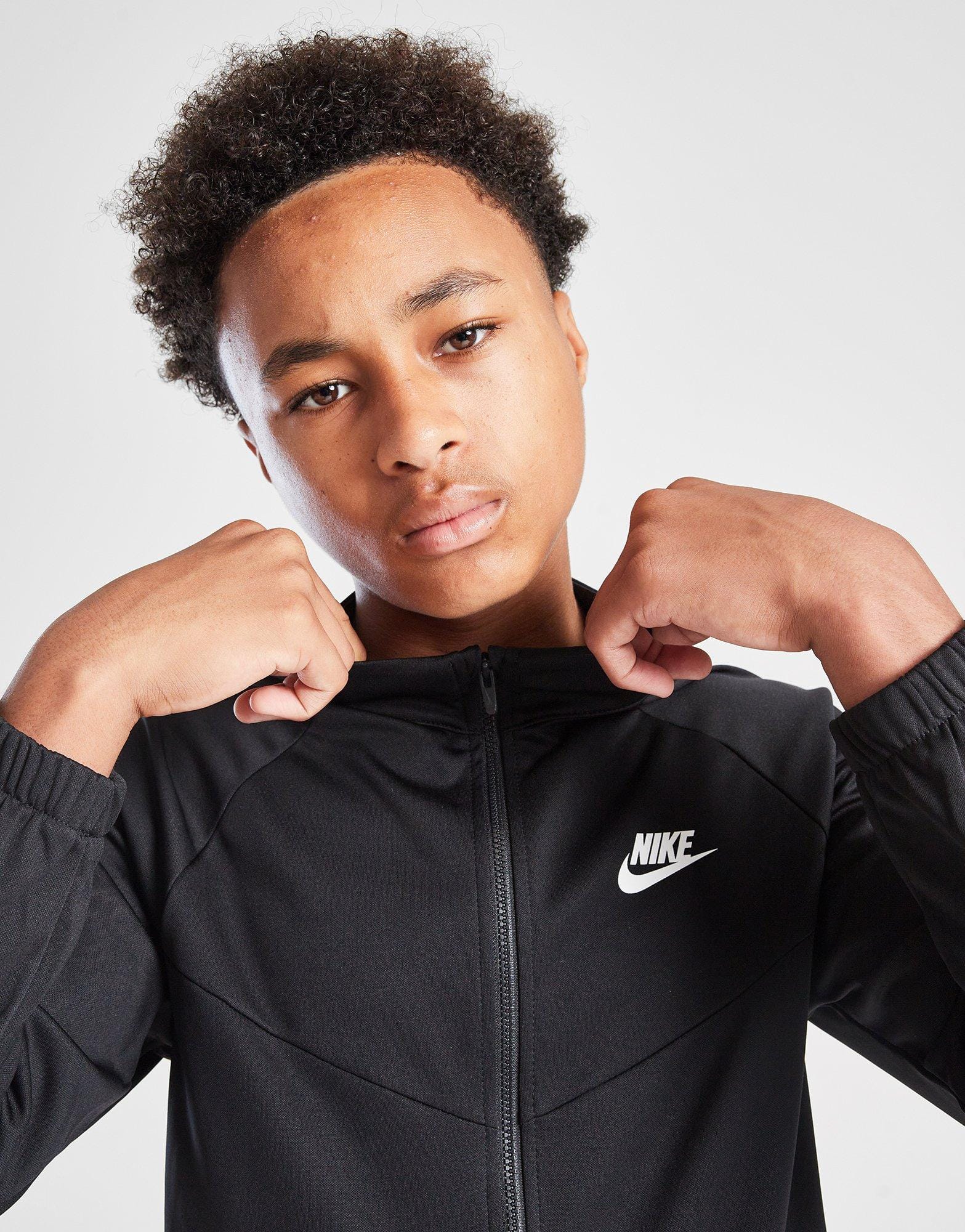 Nike Poly Chevron Tracksuit Junior