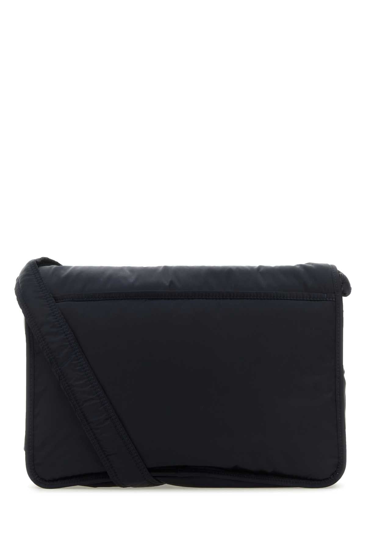 Saint Laurent Men Dark Blue Nylon Niki Crossbody Bag