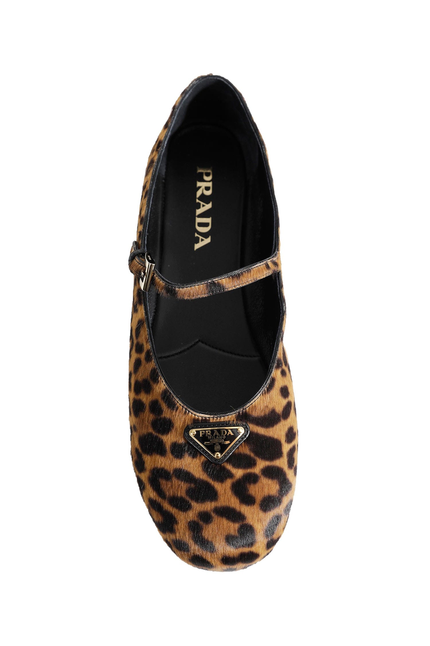 Prada Leopard Print Ballerinas