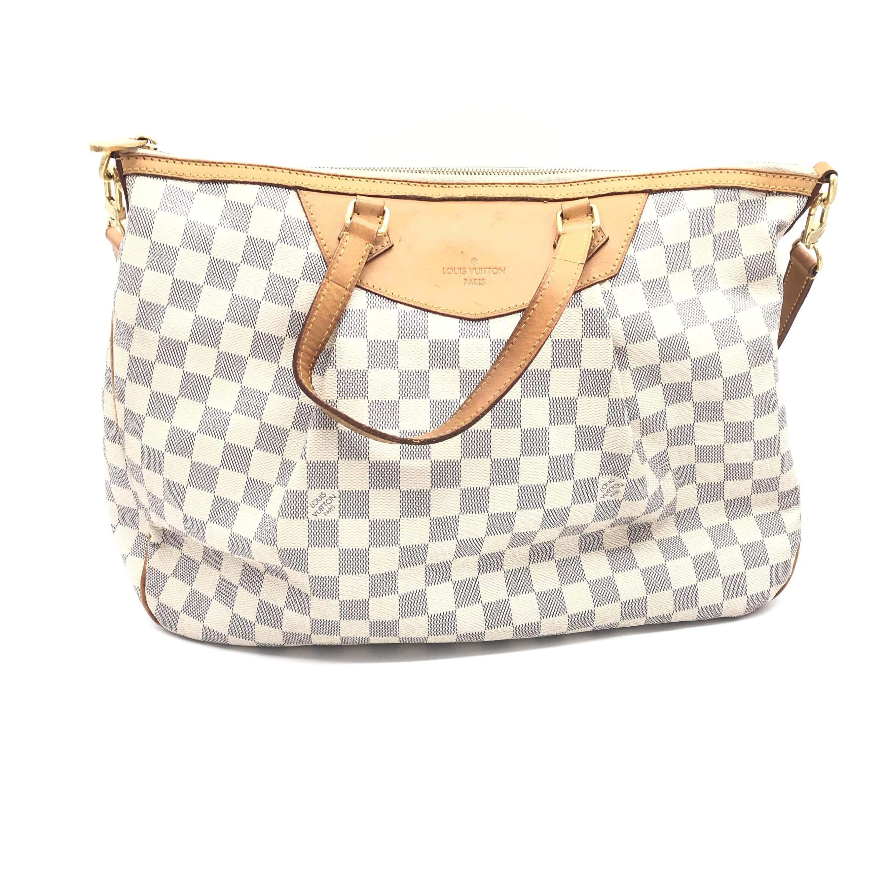 Louis Vuitton Damier Azur Siracusa GM Shoulder Bag C331462