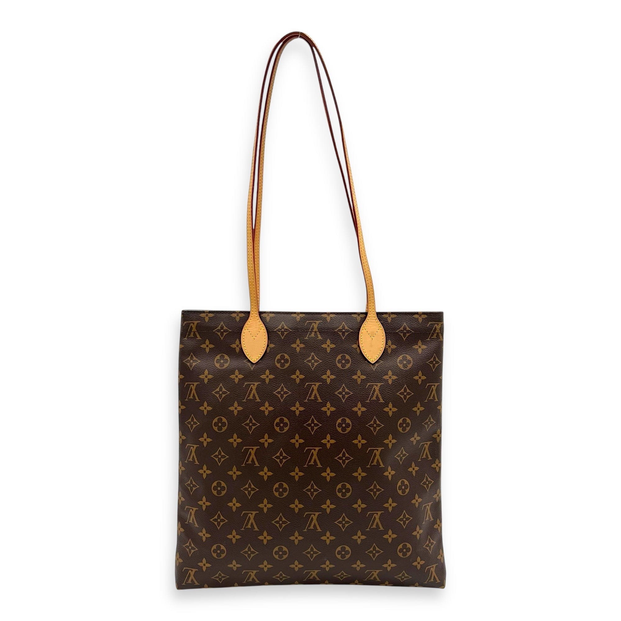 Louis Vuitton Carry It Shoulder Bag Brown in Monogram Coated Canvas, Gold hardware S2510 - 008117AN
