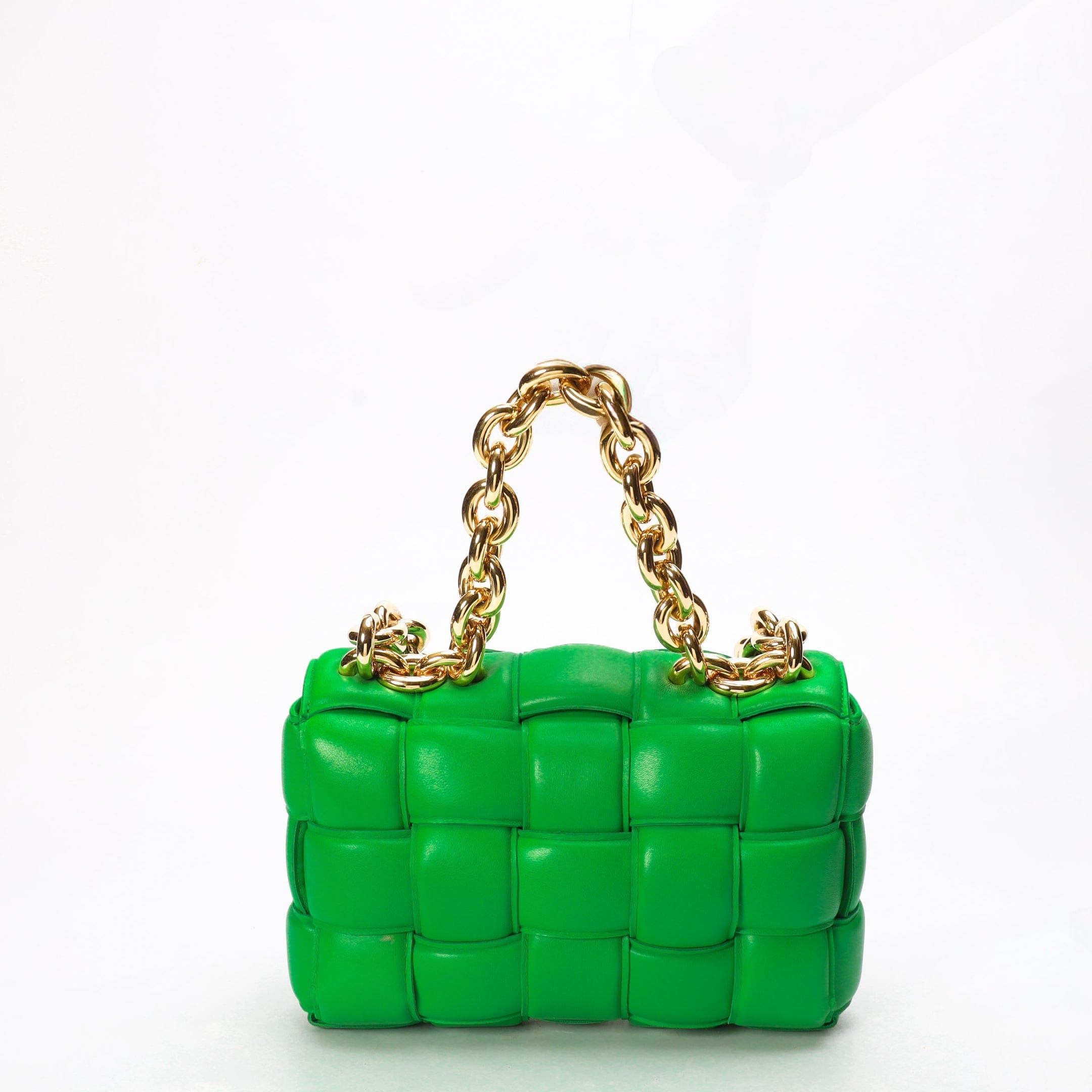 Bottega Veneta Padded Cassette Green Crossbody Bag