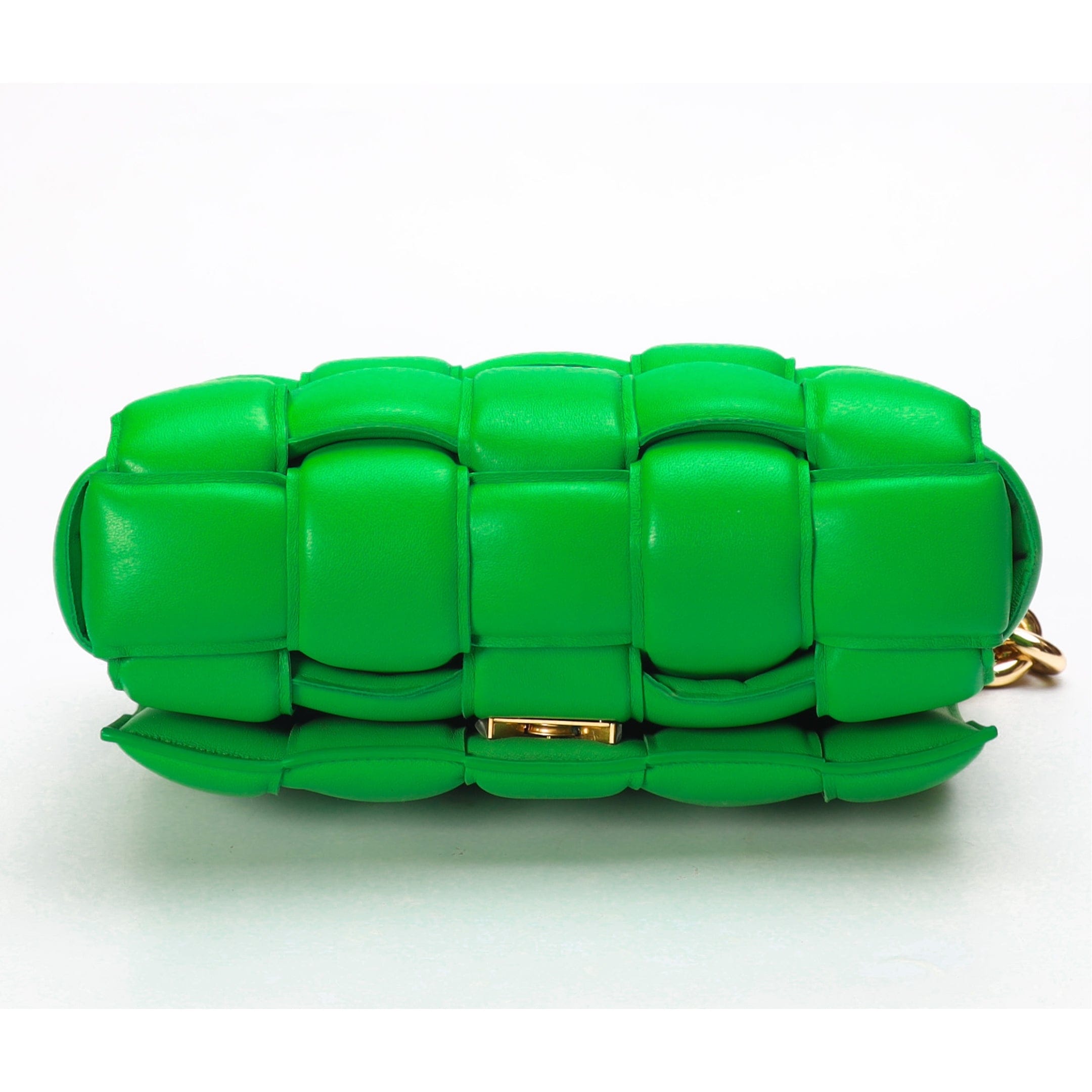Bottega Veneta Padded Cassette Green Crossbody Bag