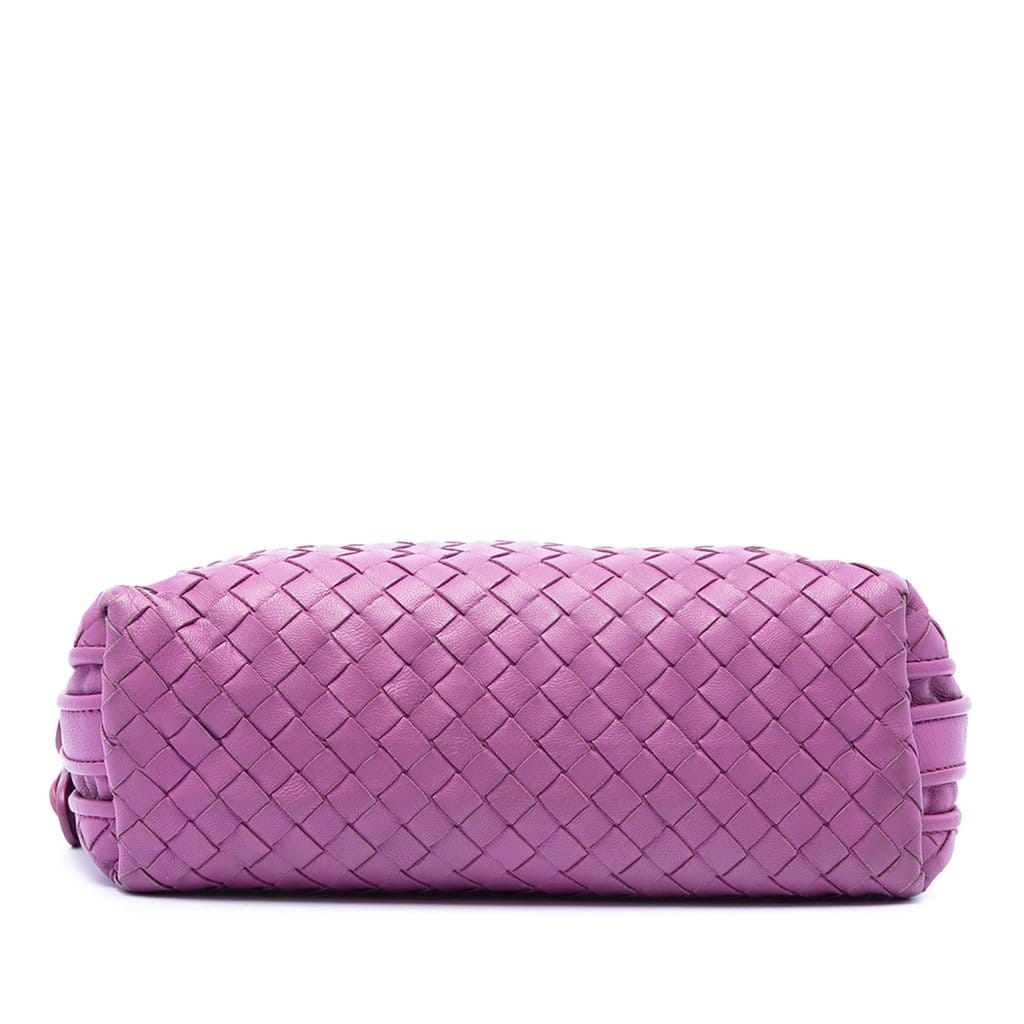 Bottega Veneta Nappa Intrecciato Nodini Double Zip Crossbody