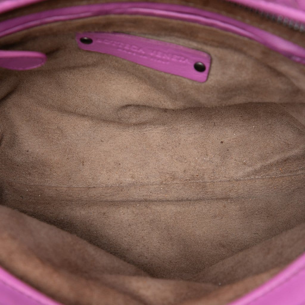 Bottega Veneta Nappa Intrecciato Nodini Double Zip Crossbody