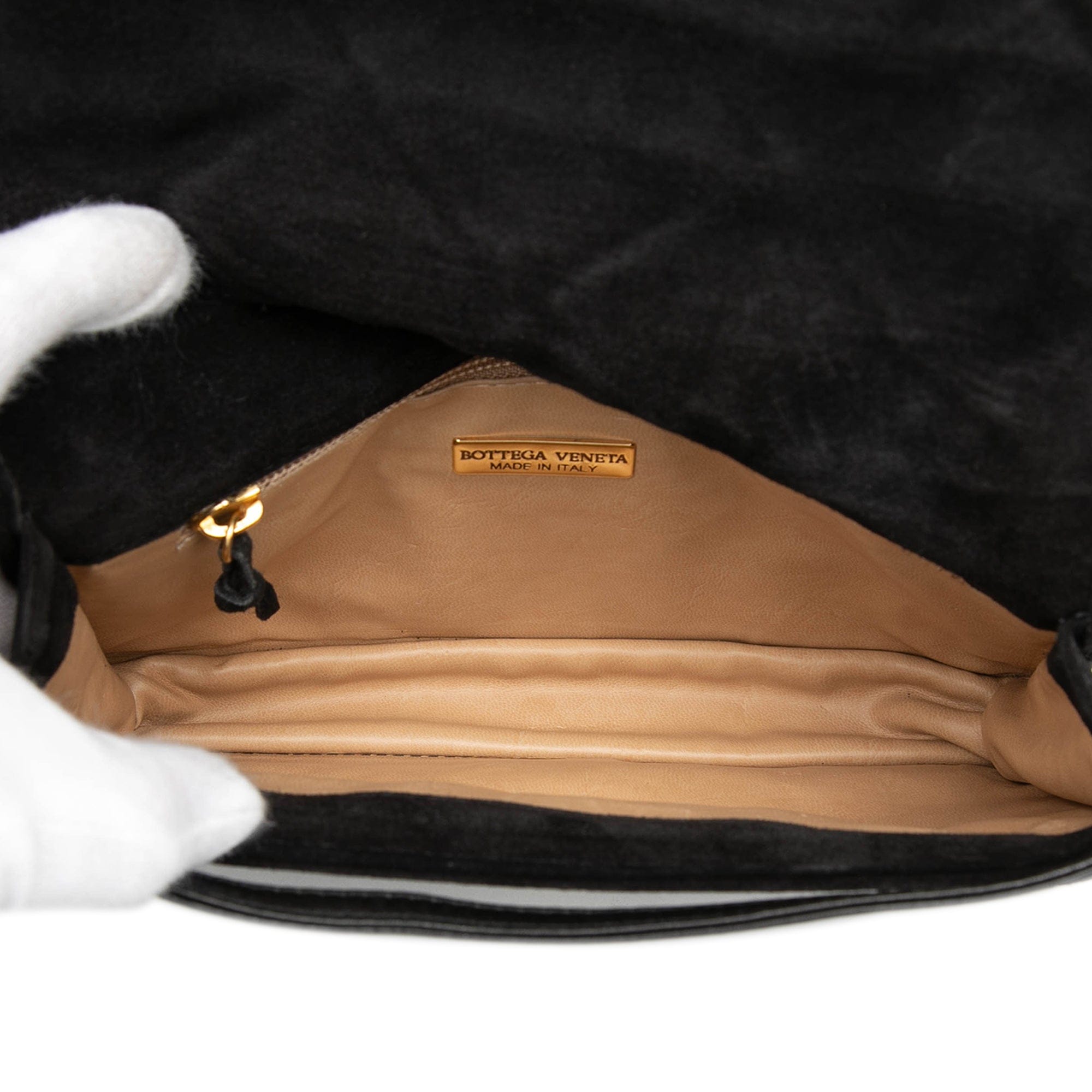 Bottega Veneta Suede Intrecciato Crossbody