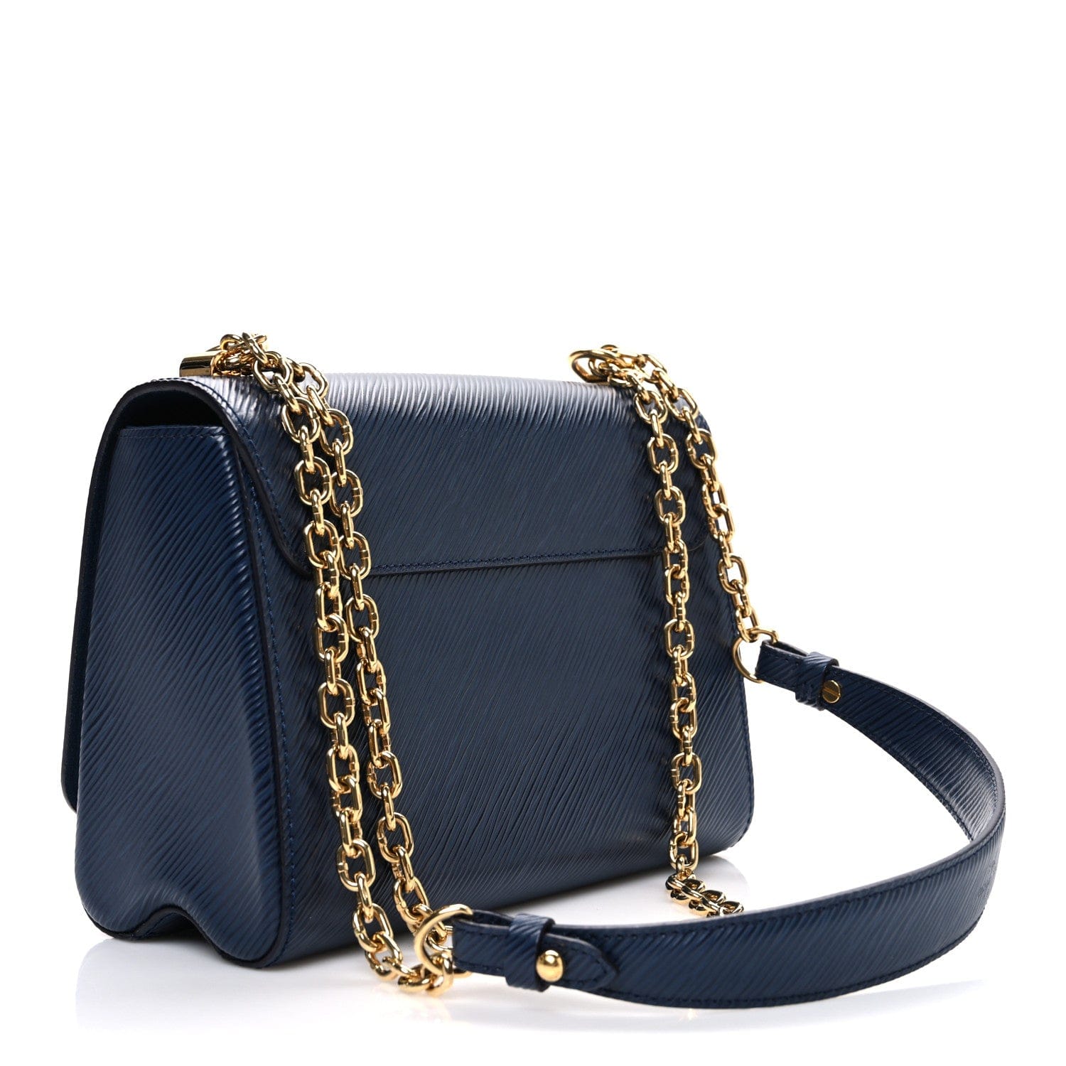 Louis Vuitton Epi Twist Shoulder Bag MM Indigo