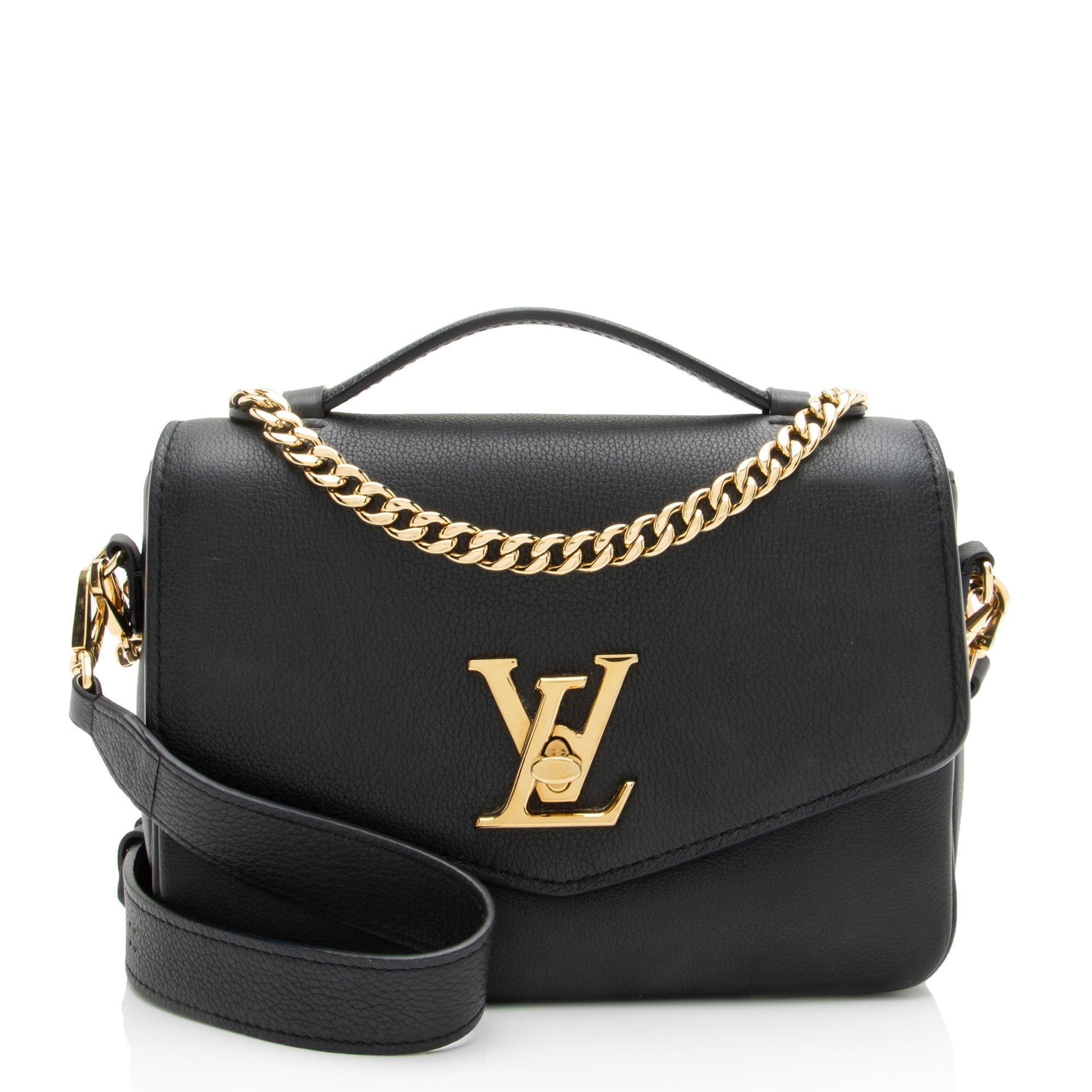 Louis Vuitton Taurillon Leather Oxford Lockme Top Handle