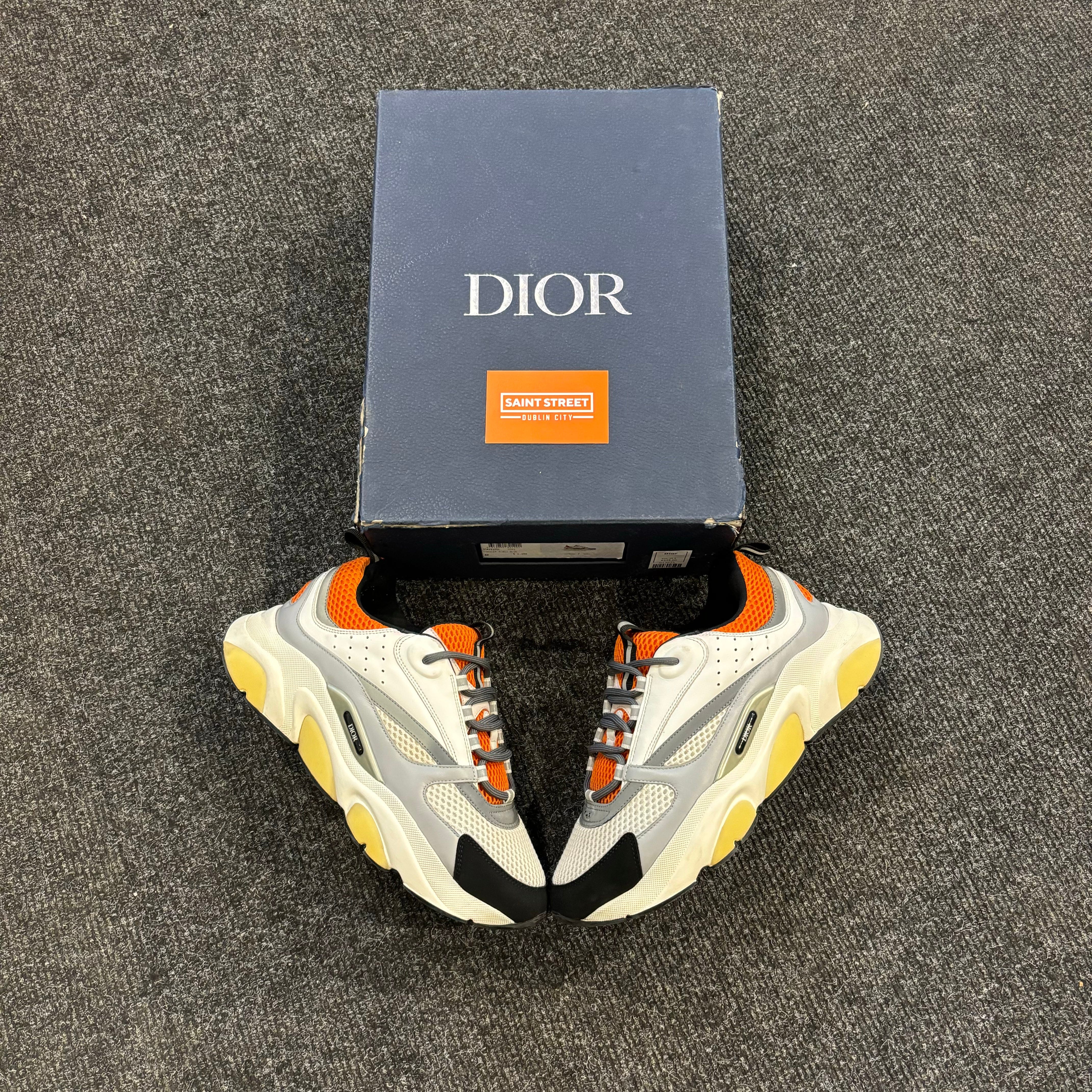 Dior B22 White/Orange/Grey