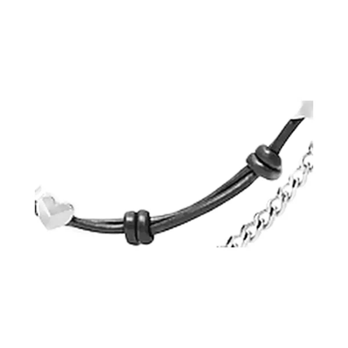 Michael Kors Silver - Tone Charm and Chain Bag Charm Black