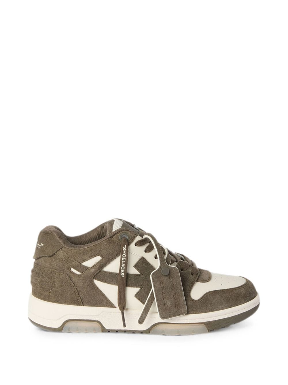 Off White Out Of Office Sneaker — Taupe