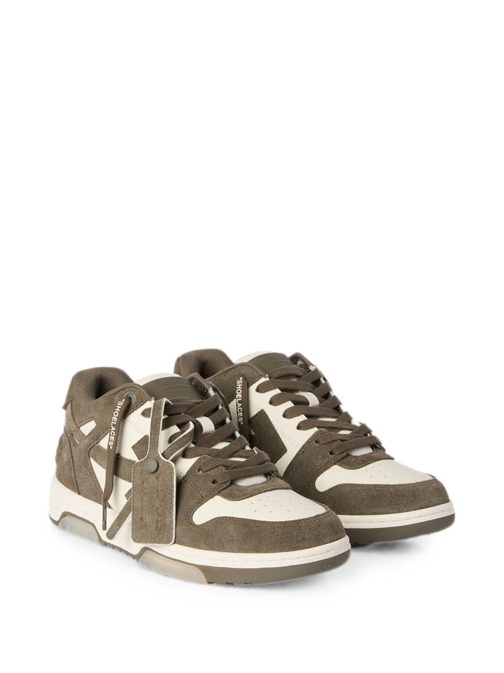 Off White Out Of Office Sneaker — Taupe