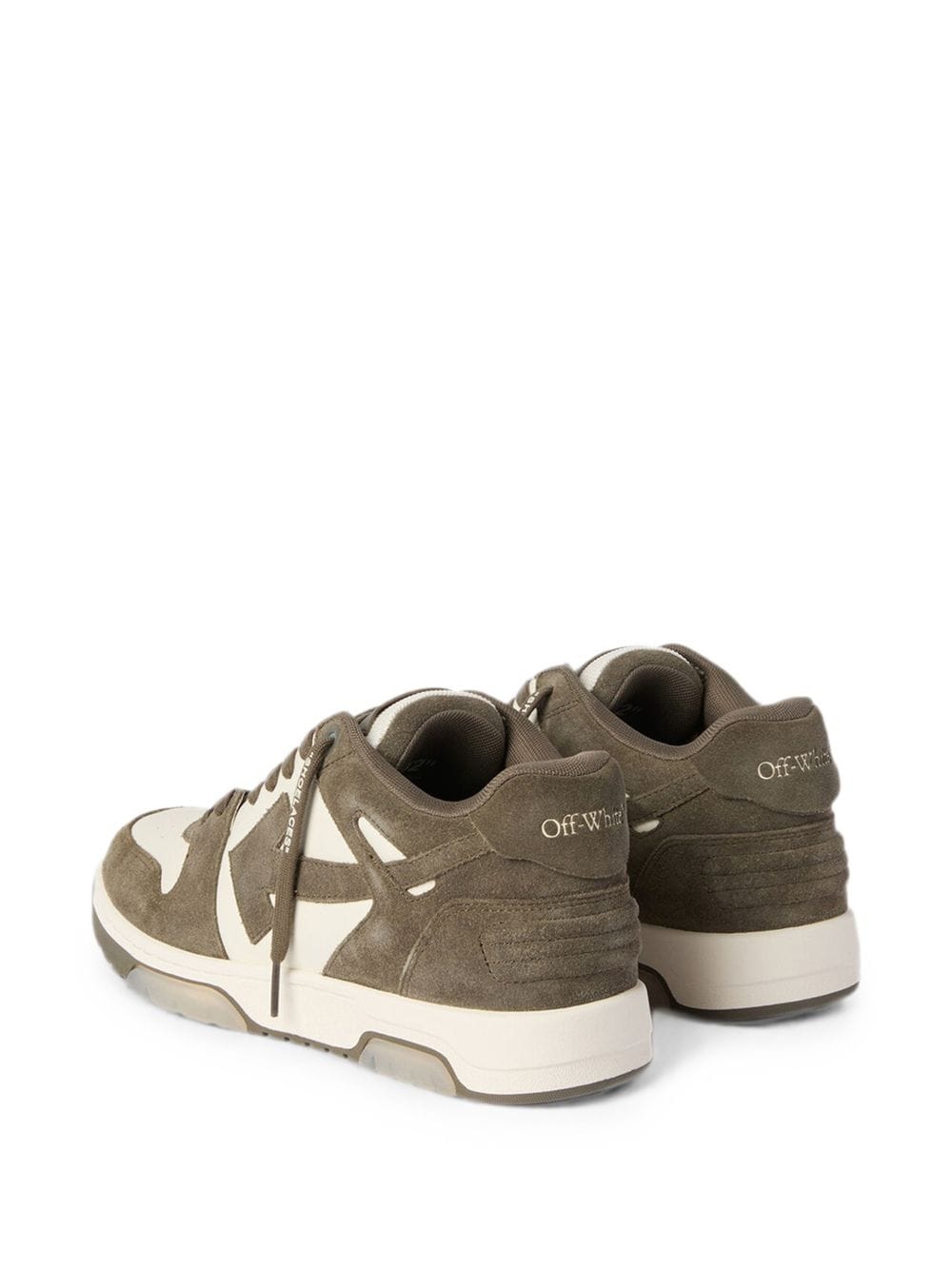 Off White Out Of Office Sneaker — Taupe