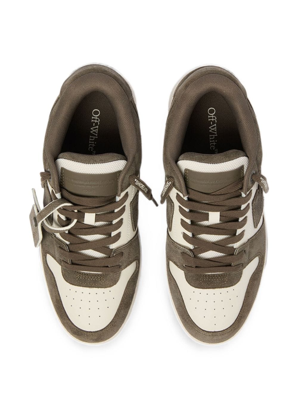 Off White Out Of Office Sneaker — Taupe