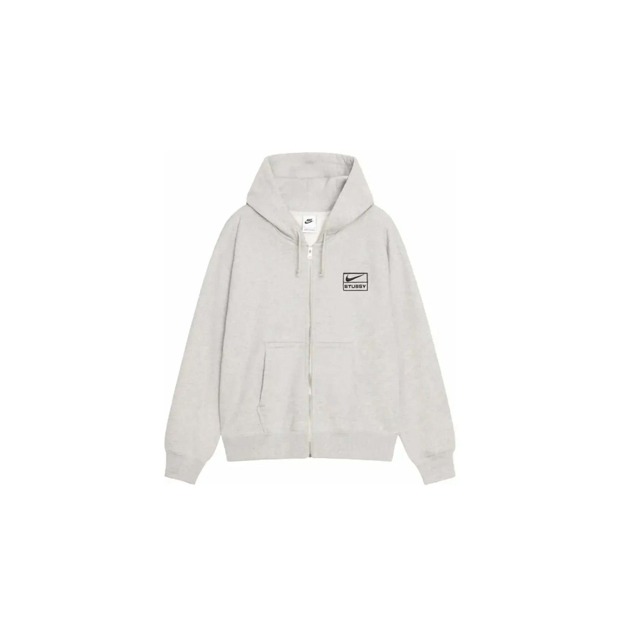 Nike Stussy x Nike Stone Washed Fleece Zip Hoodie Black (2024)