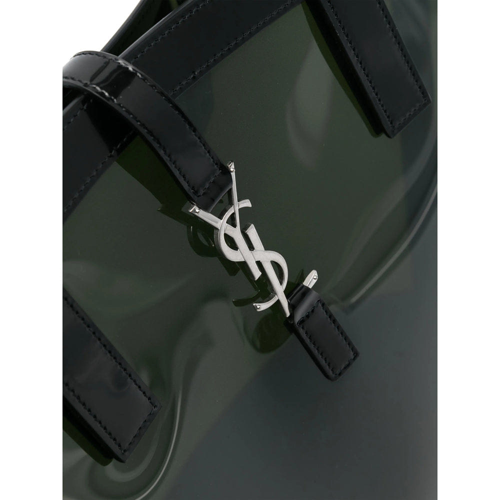 Saint Laurent Green Tote Bags Women
