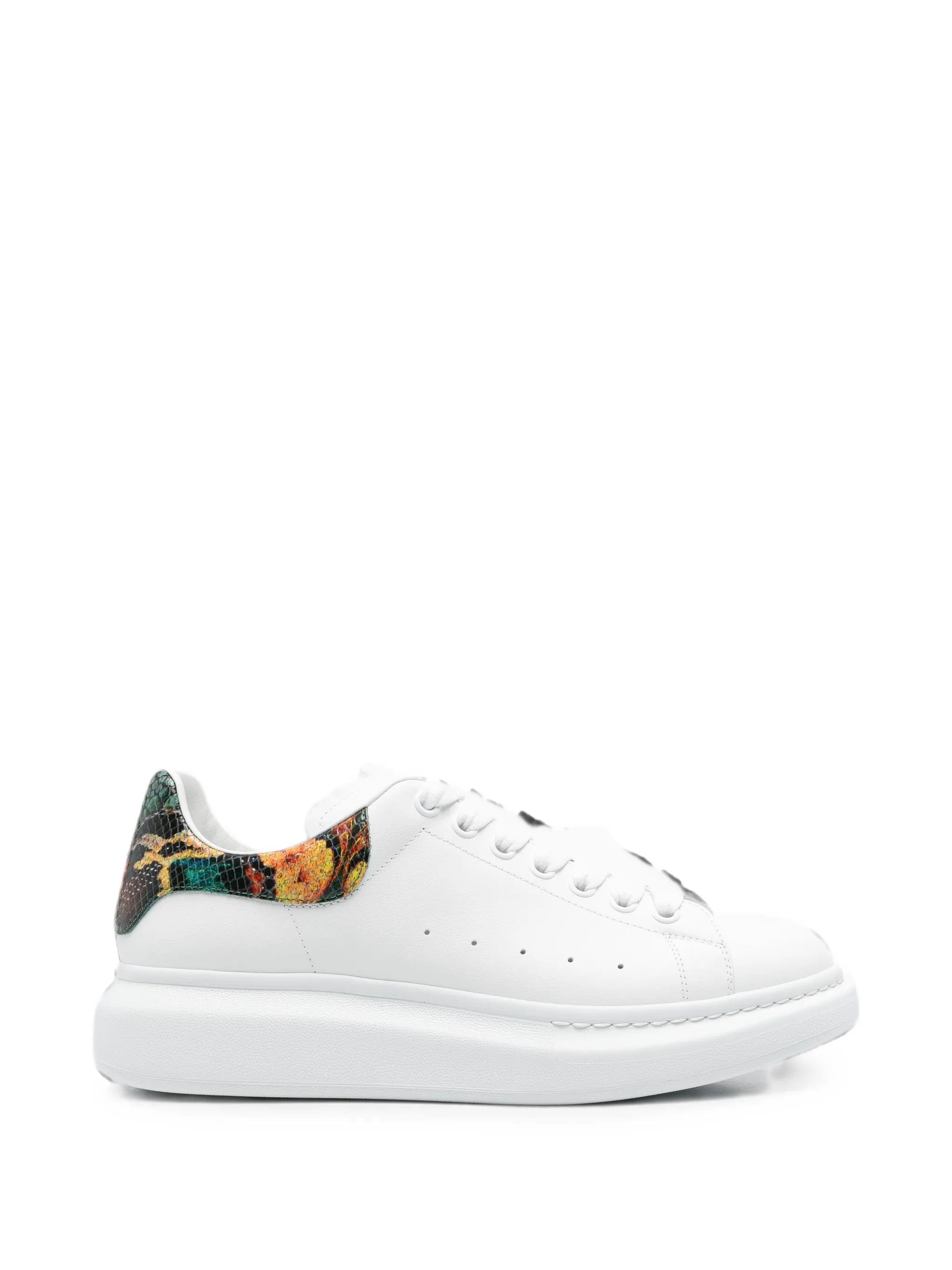Alexander McQueen animal - print lace - up sneakers