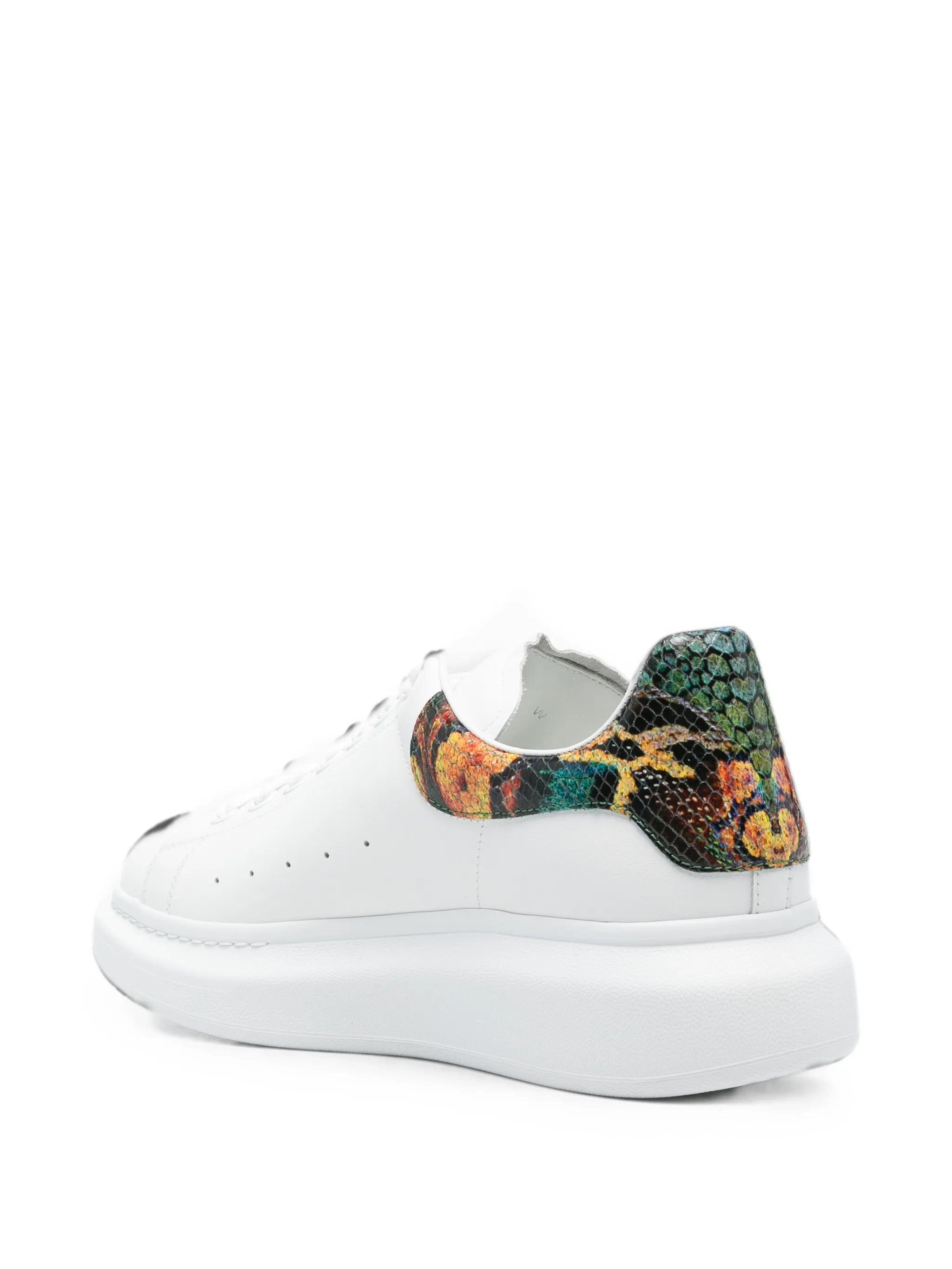 Alexander McQueen animal - print lace - up sneakers