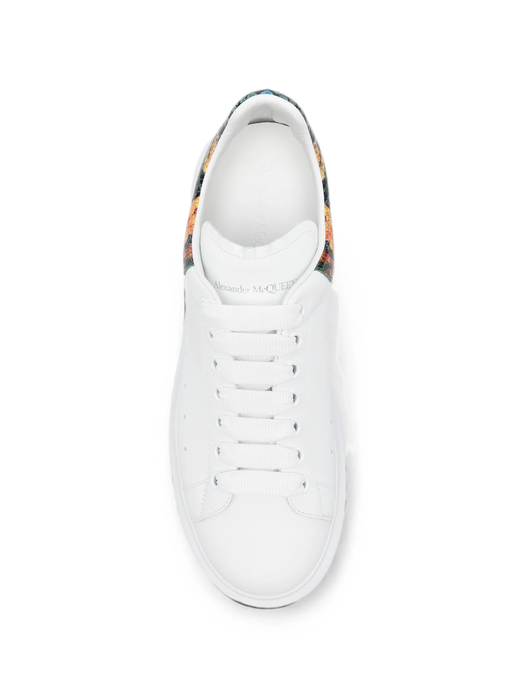 Alexander McQueen animal - print lace - up sneakers
