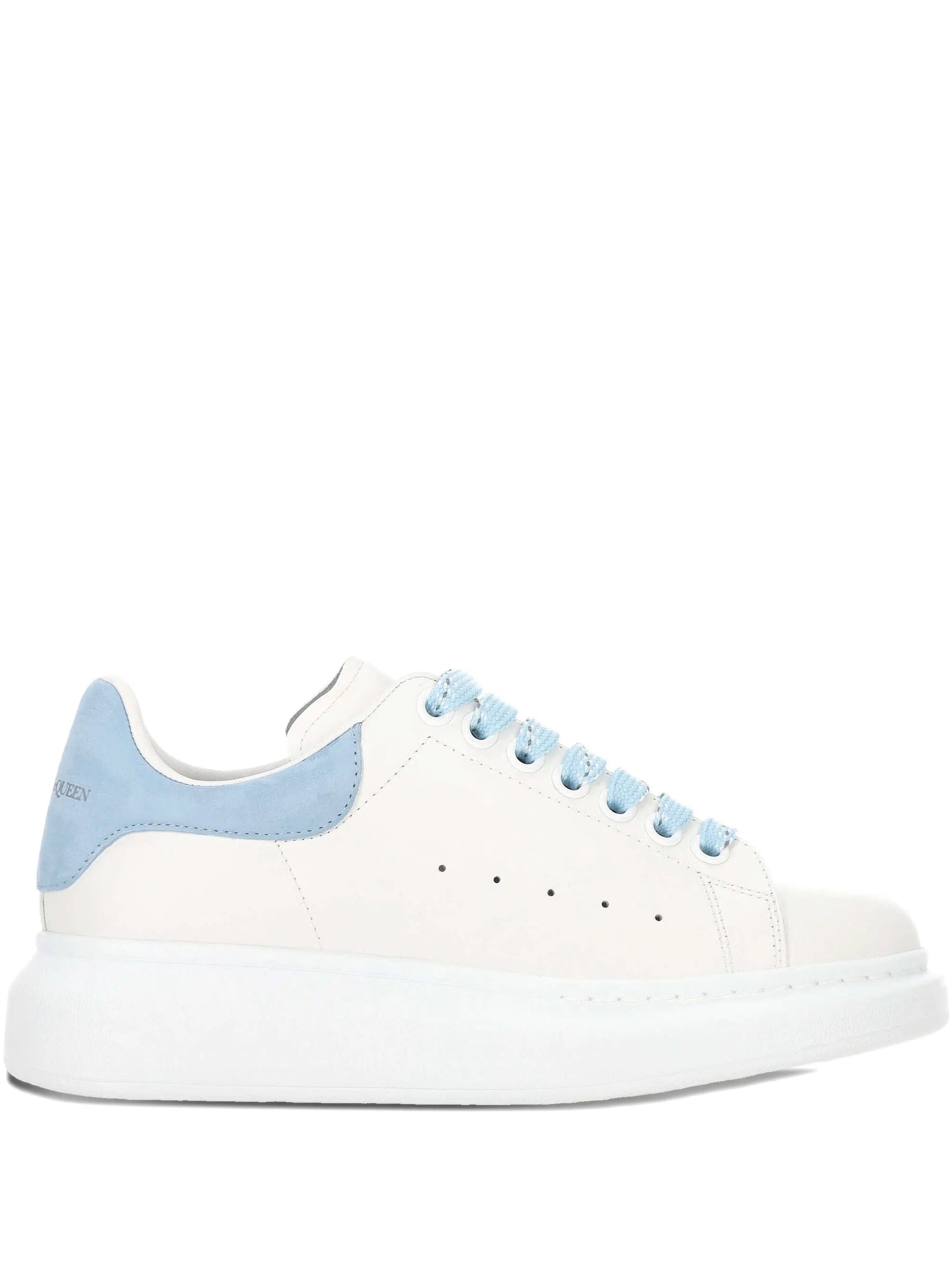 Alexander McQueen contrast larry leather sneakers