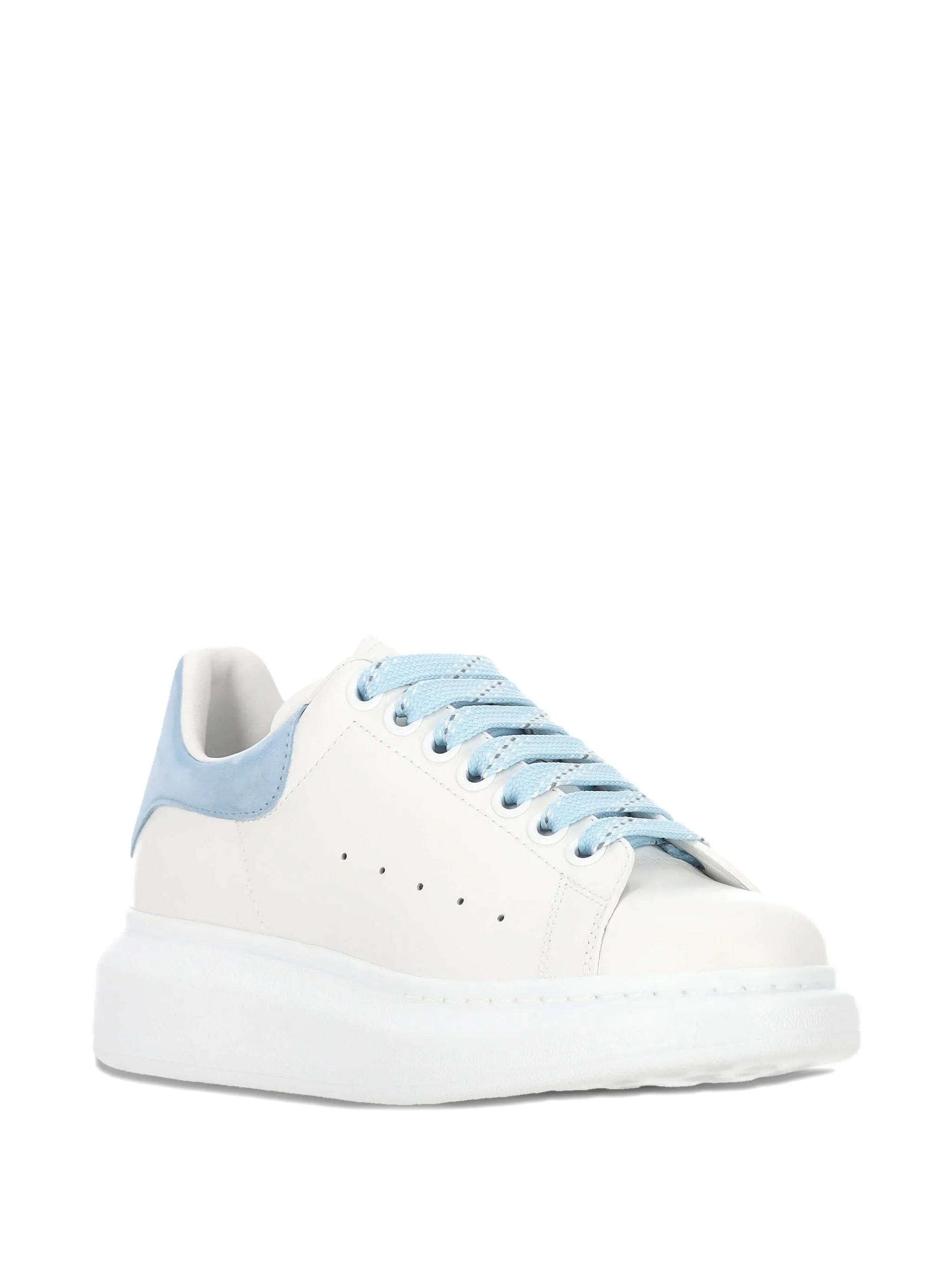 Alexander McQueen contrast larry leather sneakers
