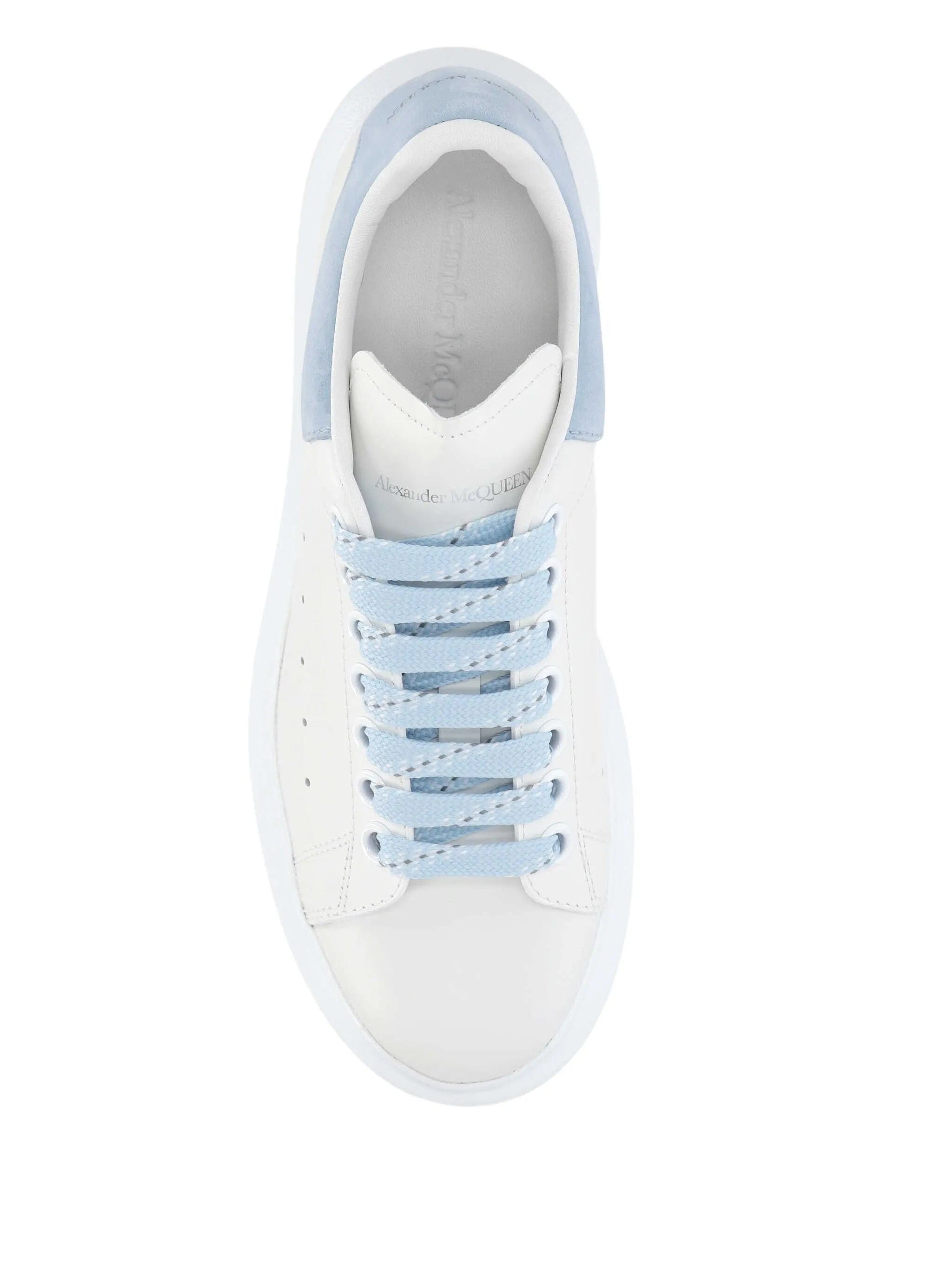 Alexander McQueen contrast larry leather sneakers