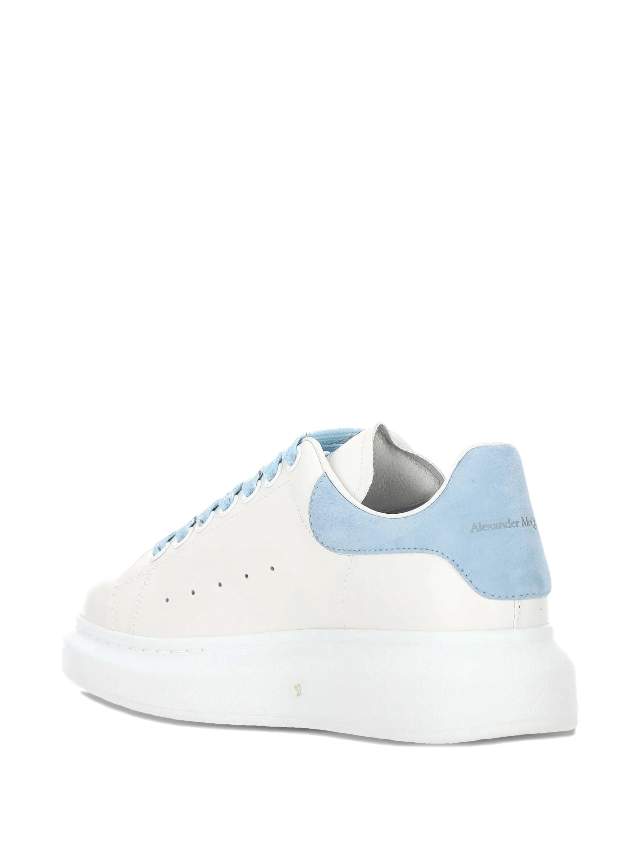 Alexander McQueen contrast larry leather sneakers