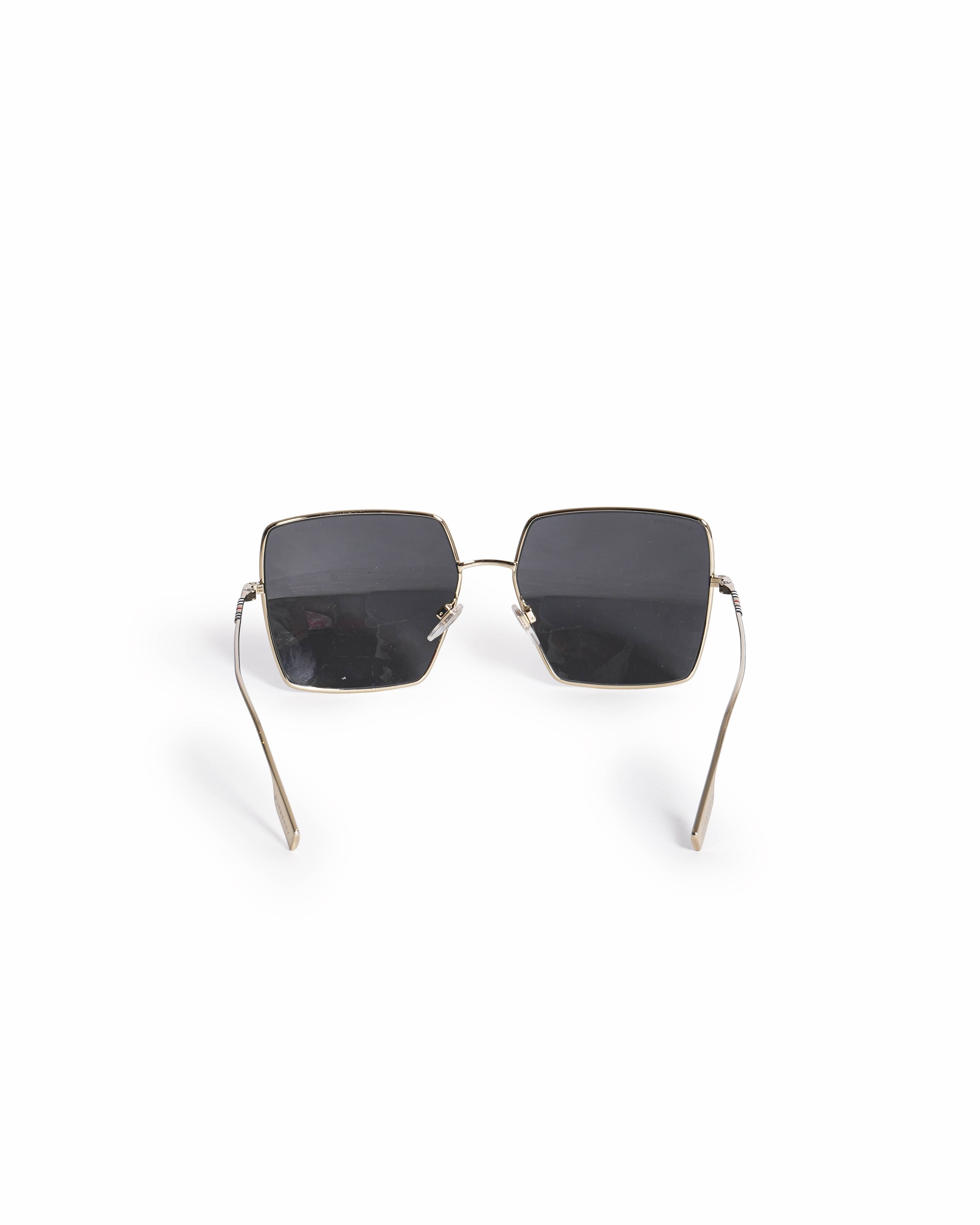 Burberry Daphne Geometric Gold - Tone Sunglasses