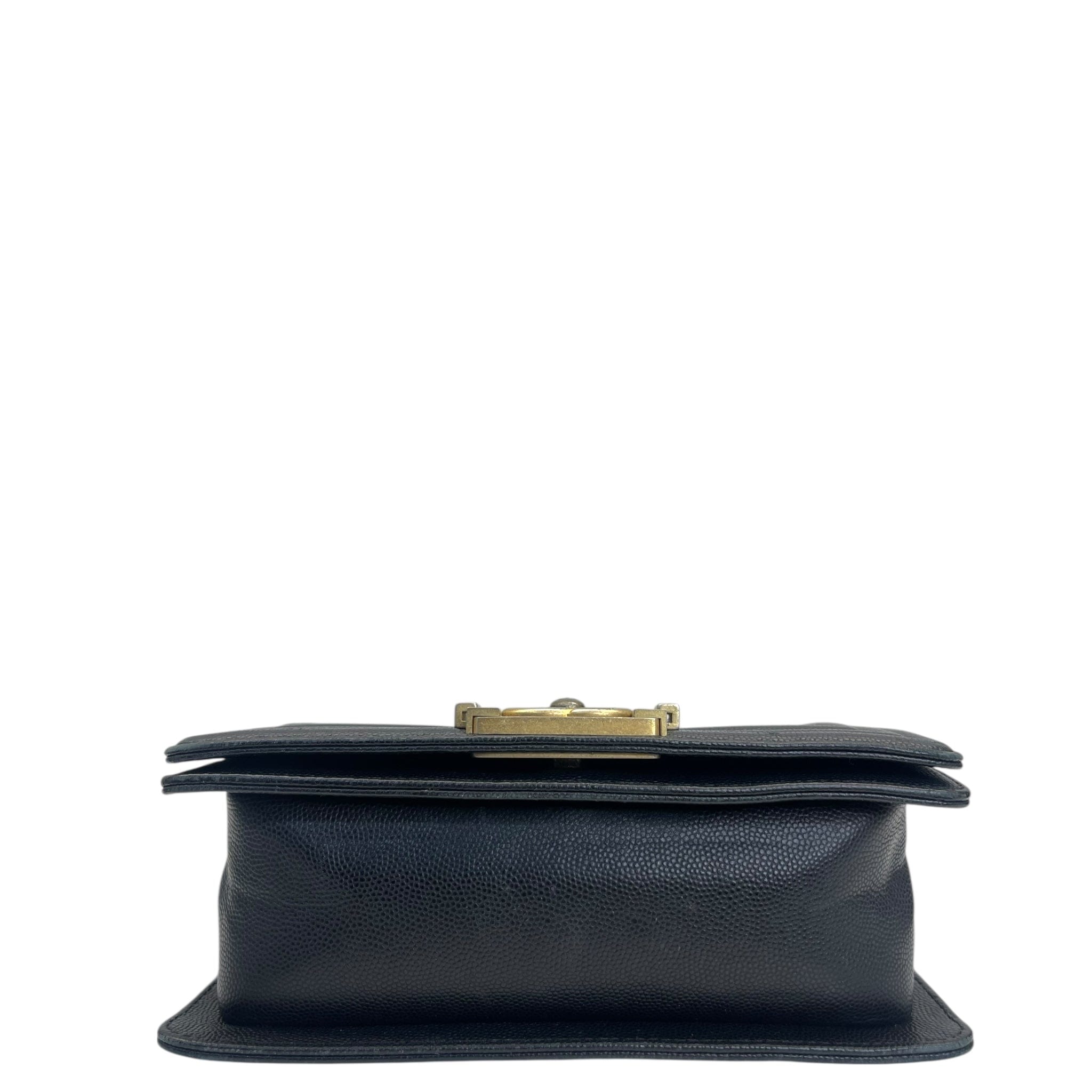Chanel Boy Bag Small Chevron Black
