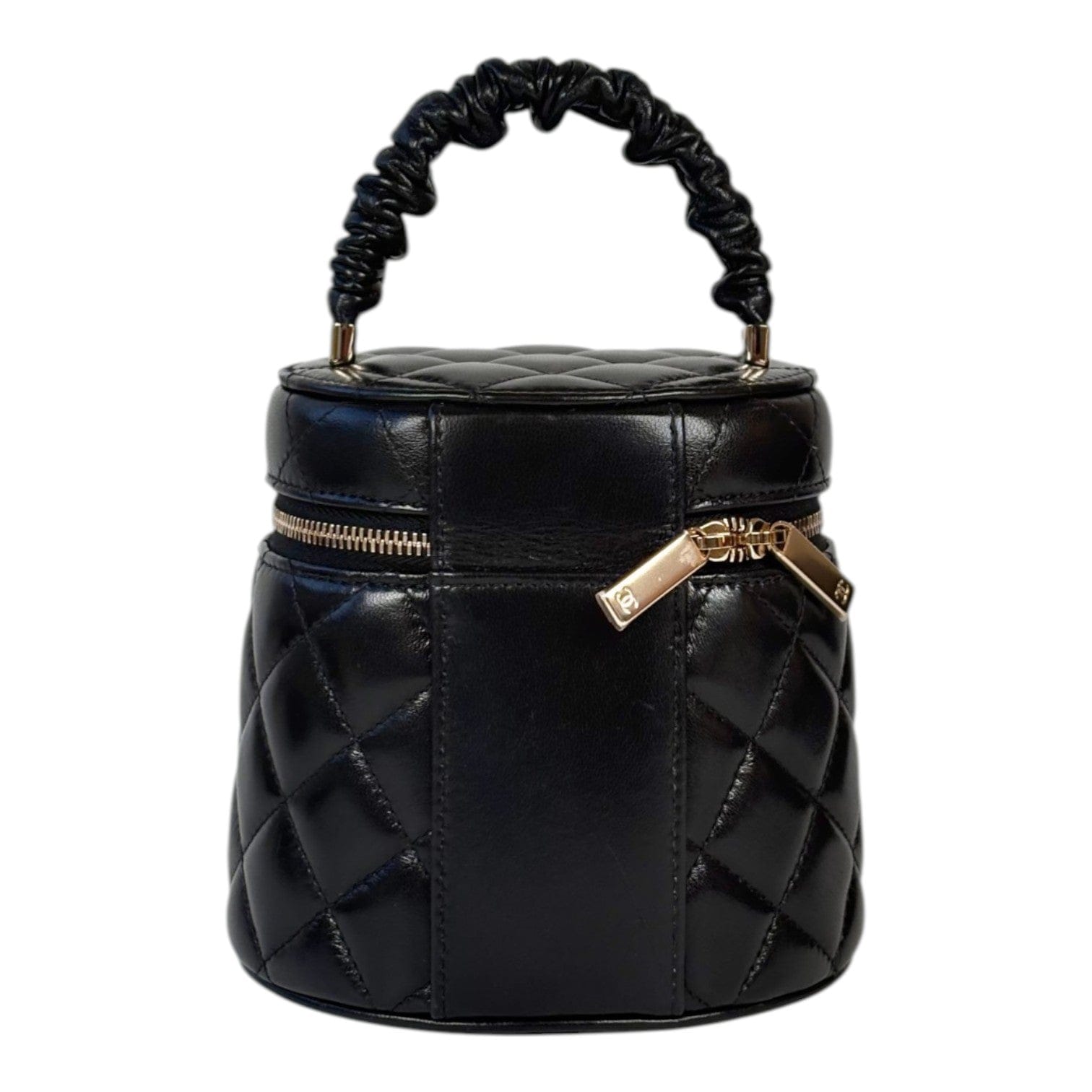 Chanel Black 22S Top Handle Mini Vanity Bag