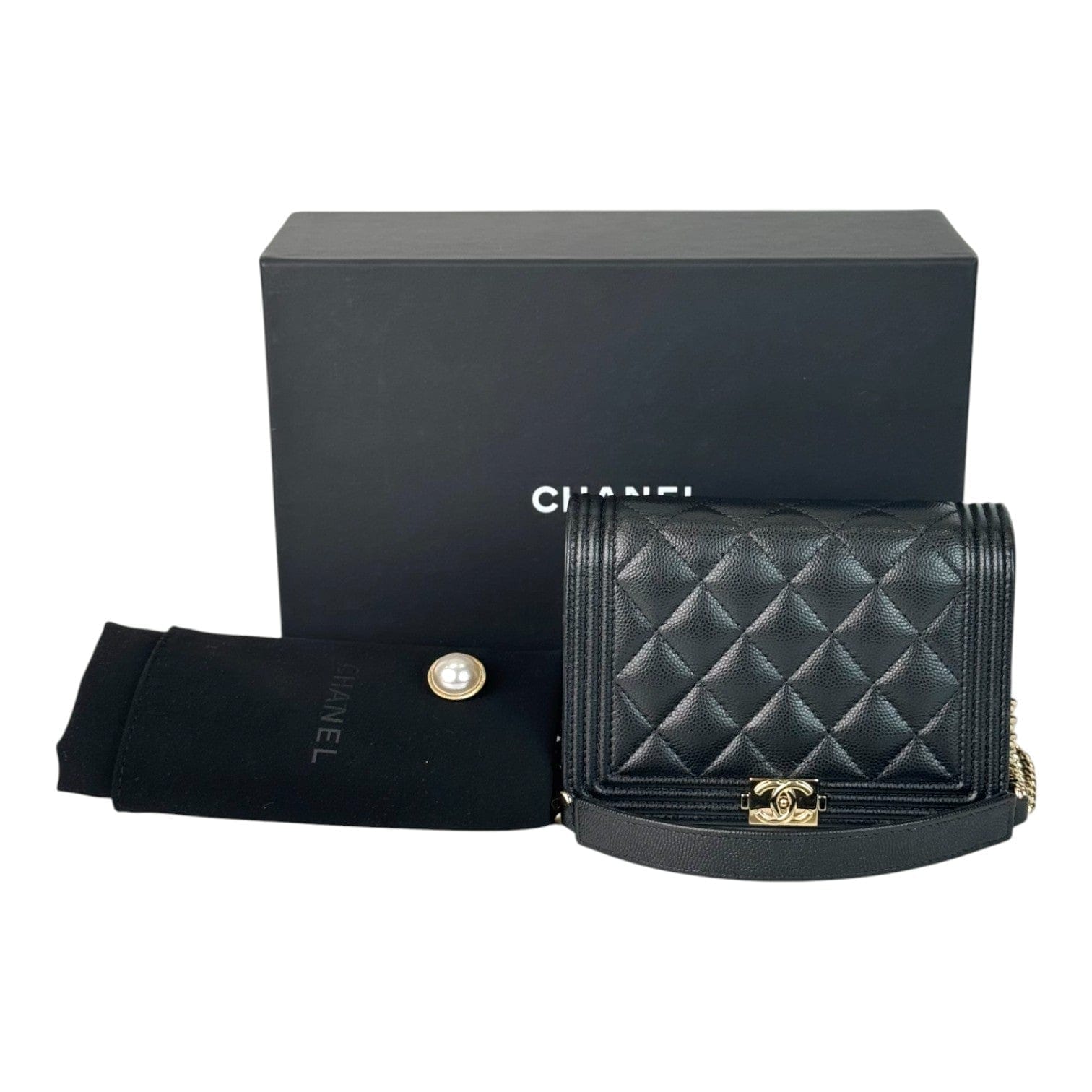 Chanel Leboy Mini Black WOC Bag