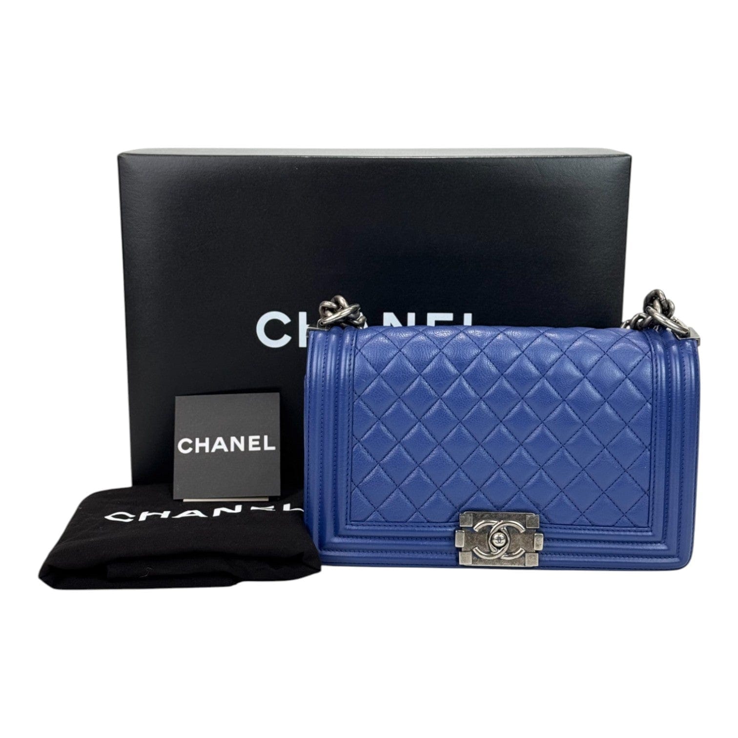 Chanel Leboy Medium Blue Bag