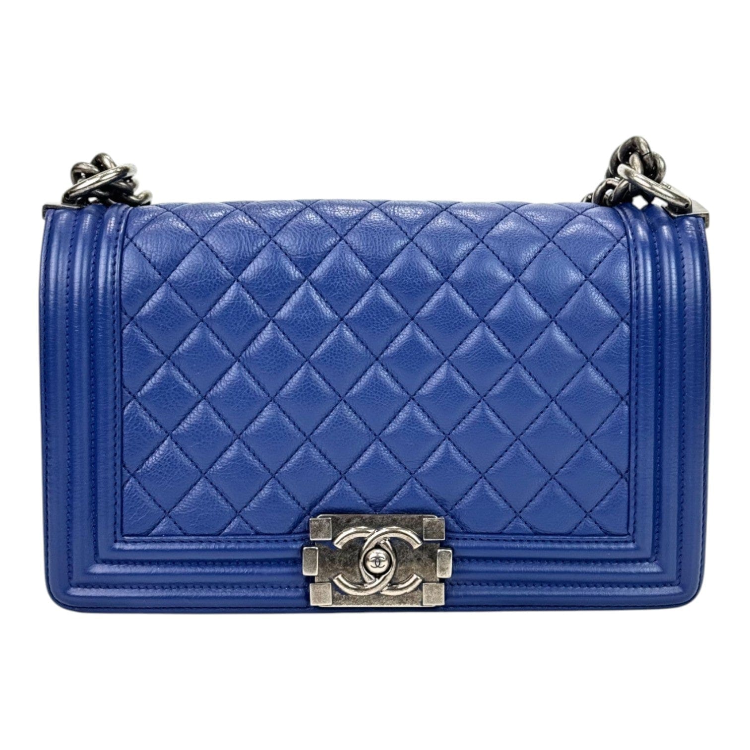 Chanel Leboy Medium Blue Bag