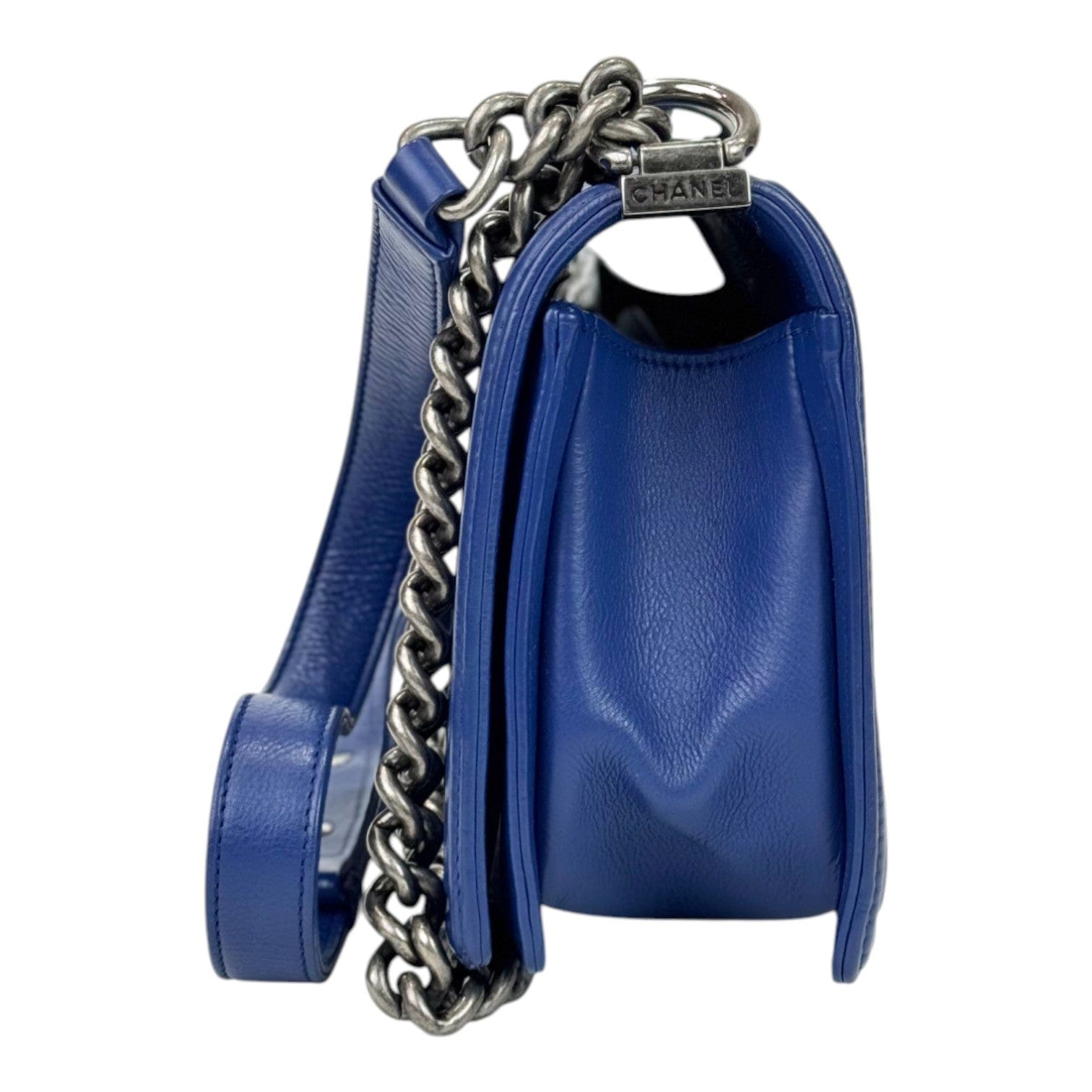 Chanel Leboy Medium Blue Bag