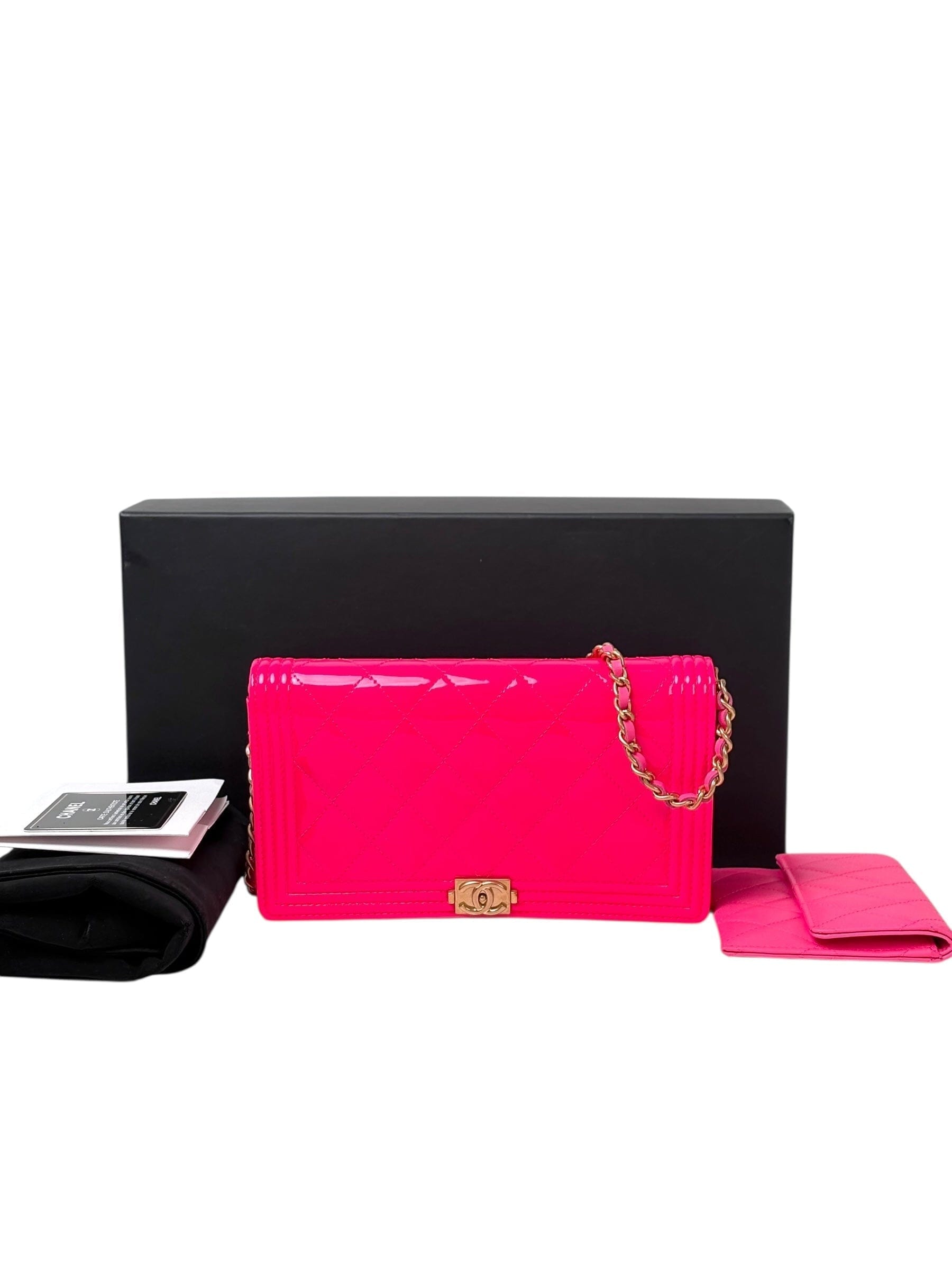Chanel Hot Pink WOC Chain Bag