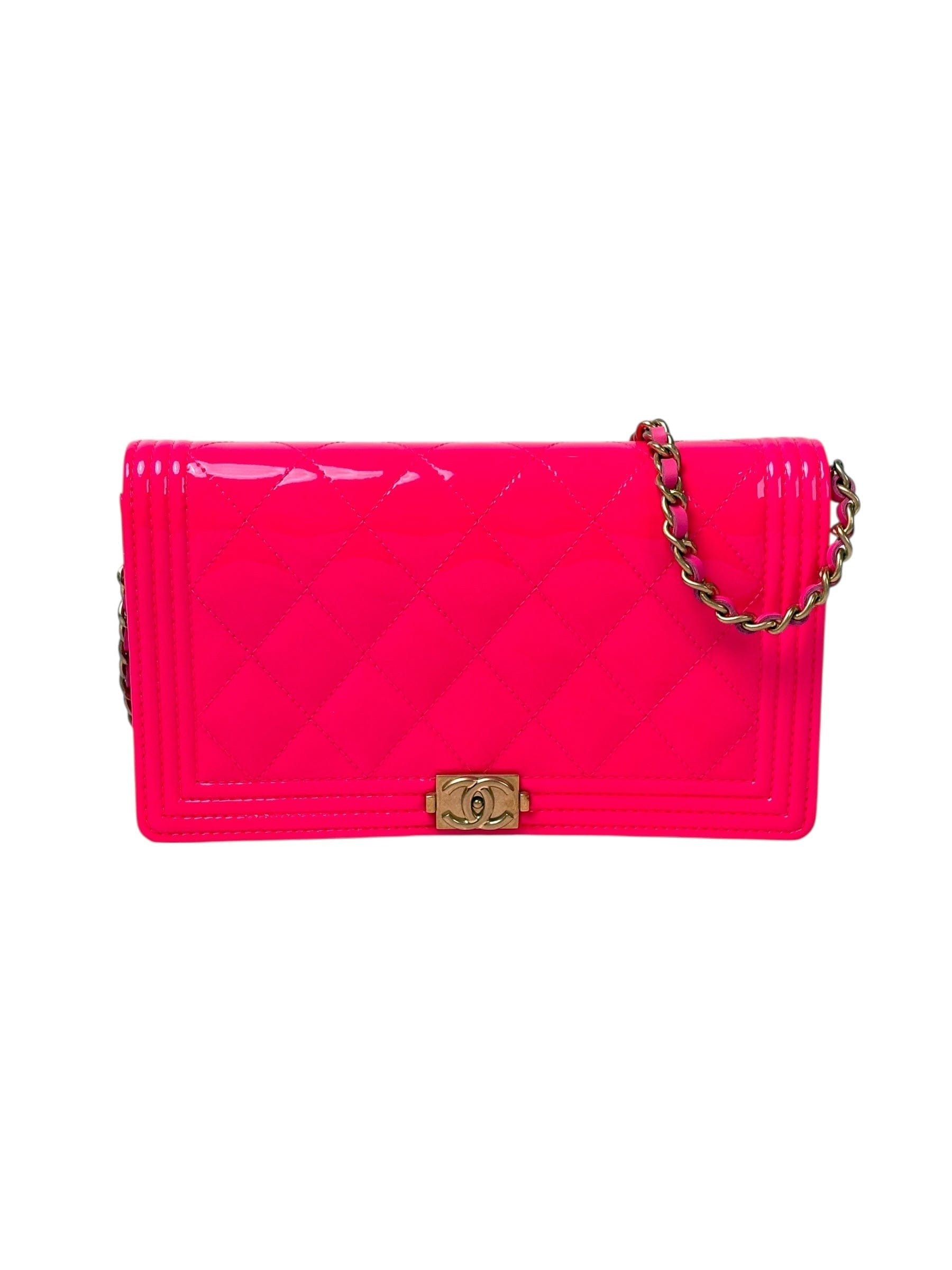 Chanel Hot Pink WOC Chain Bag