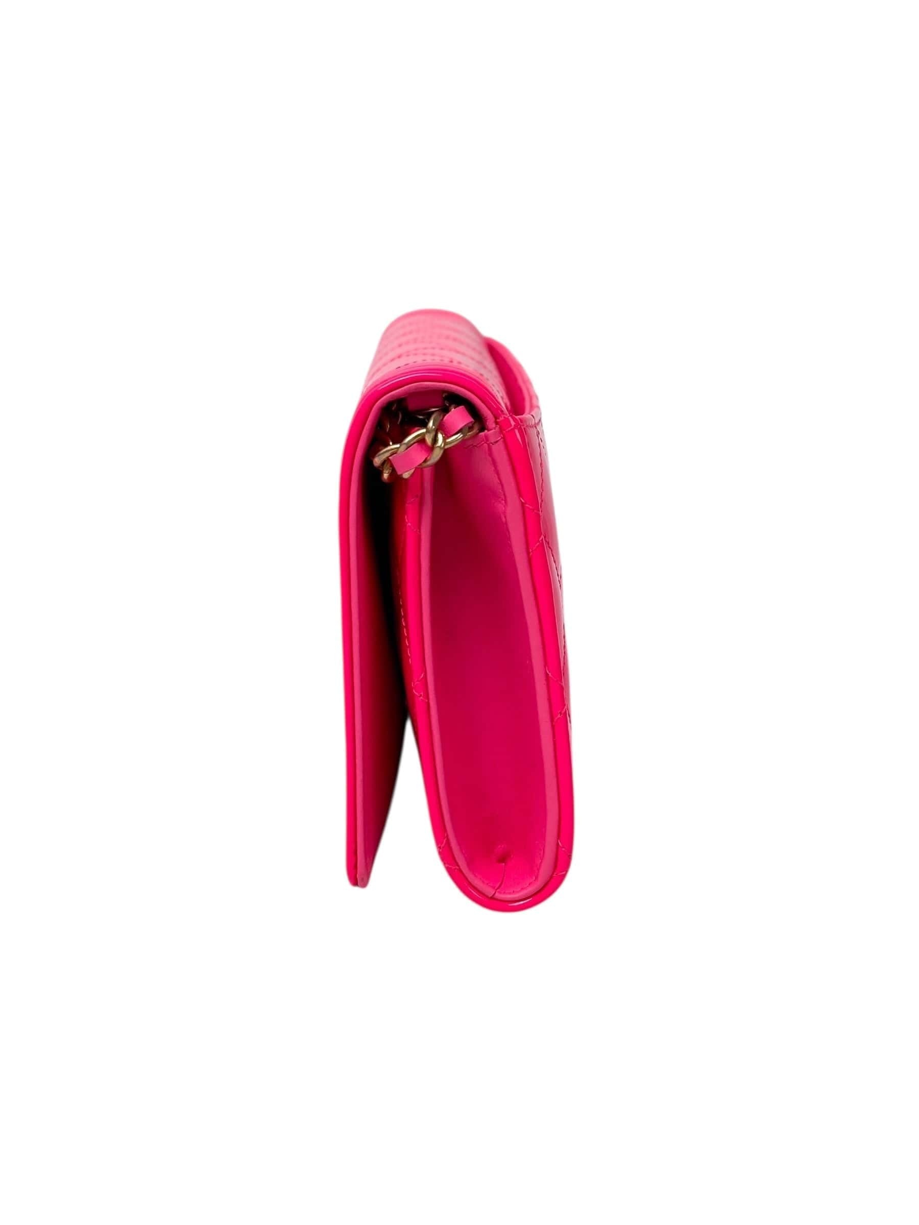 Chanel Hot Pink WOC Chain Bag